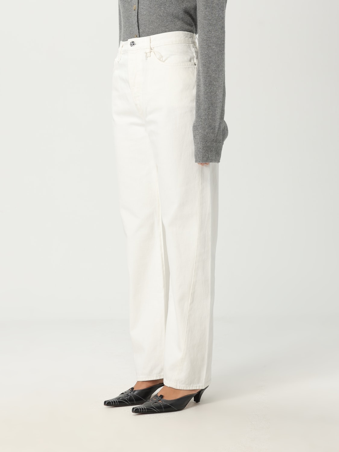 TOTEME PANTALONES: Pantalón mujer Toteme, Blanco - Img 4