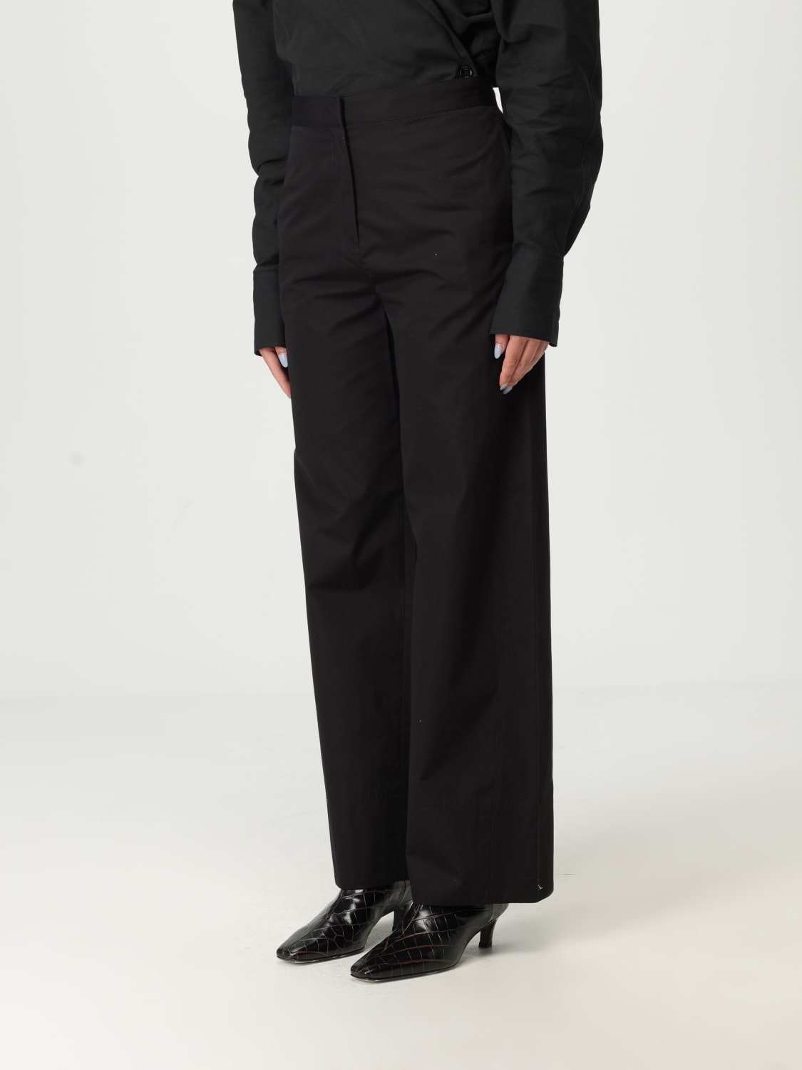 TOTEME PANTALONES: Pantalón mujer Toteme, Negro - Img 4