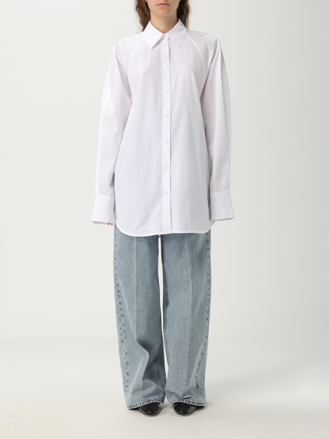 TOTEME HEMDBLUSE: Hemdbluse damen Toteme, Weiß - Img 1