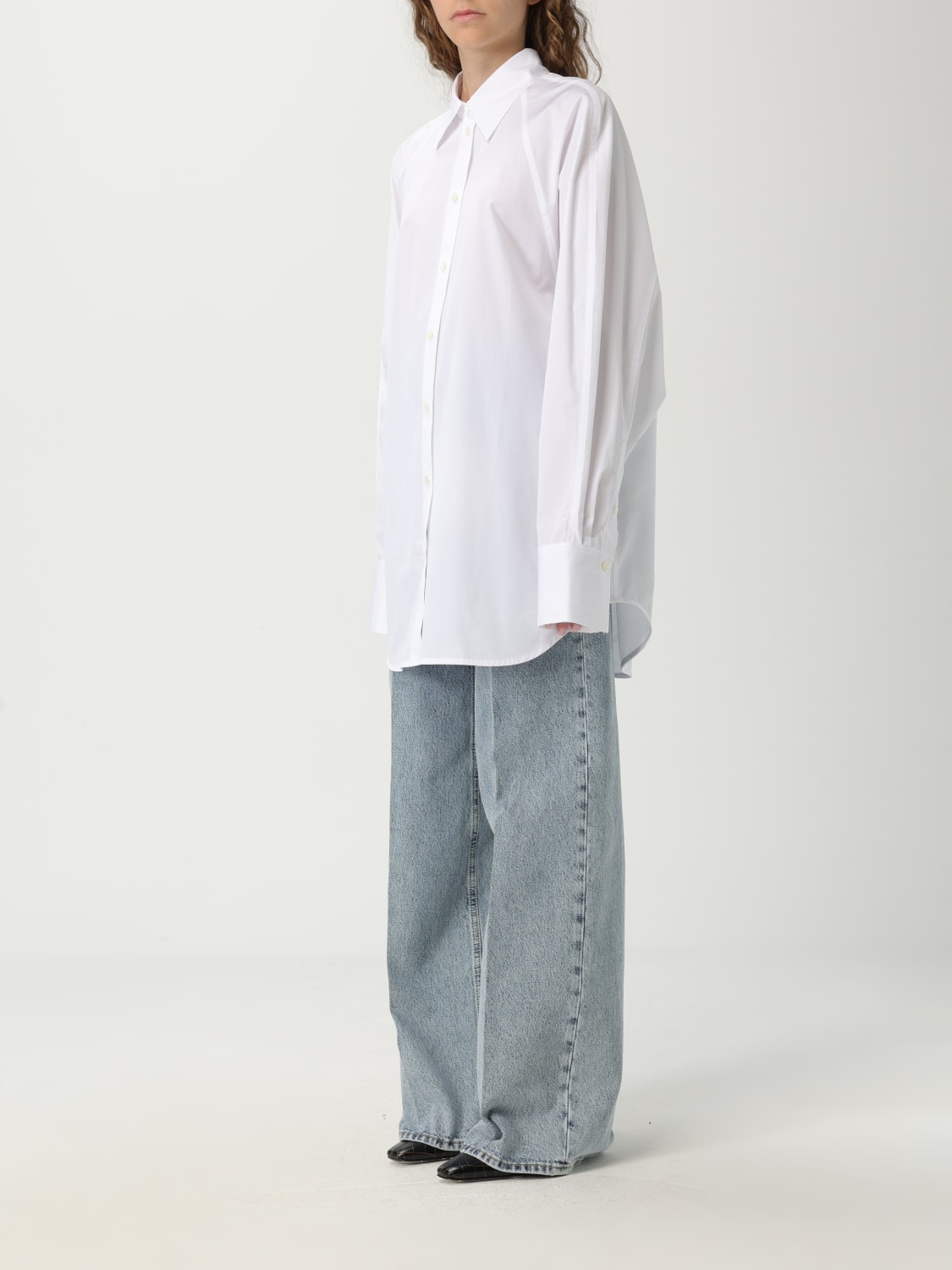 TOTEME HEMDBLUSE: Hemdbluse damen Toteme, Weiß - Img 4