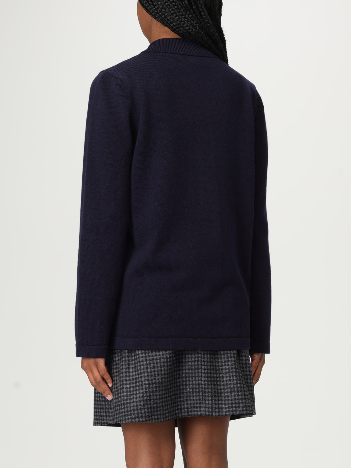 A.P.C. T-SHIRTS: Cardigan di lana A.P.C., Blue - Img 2