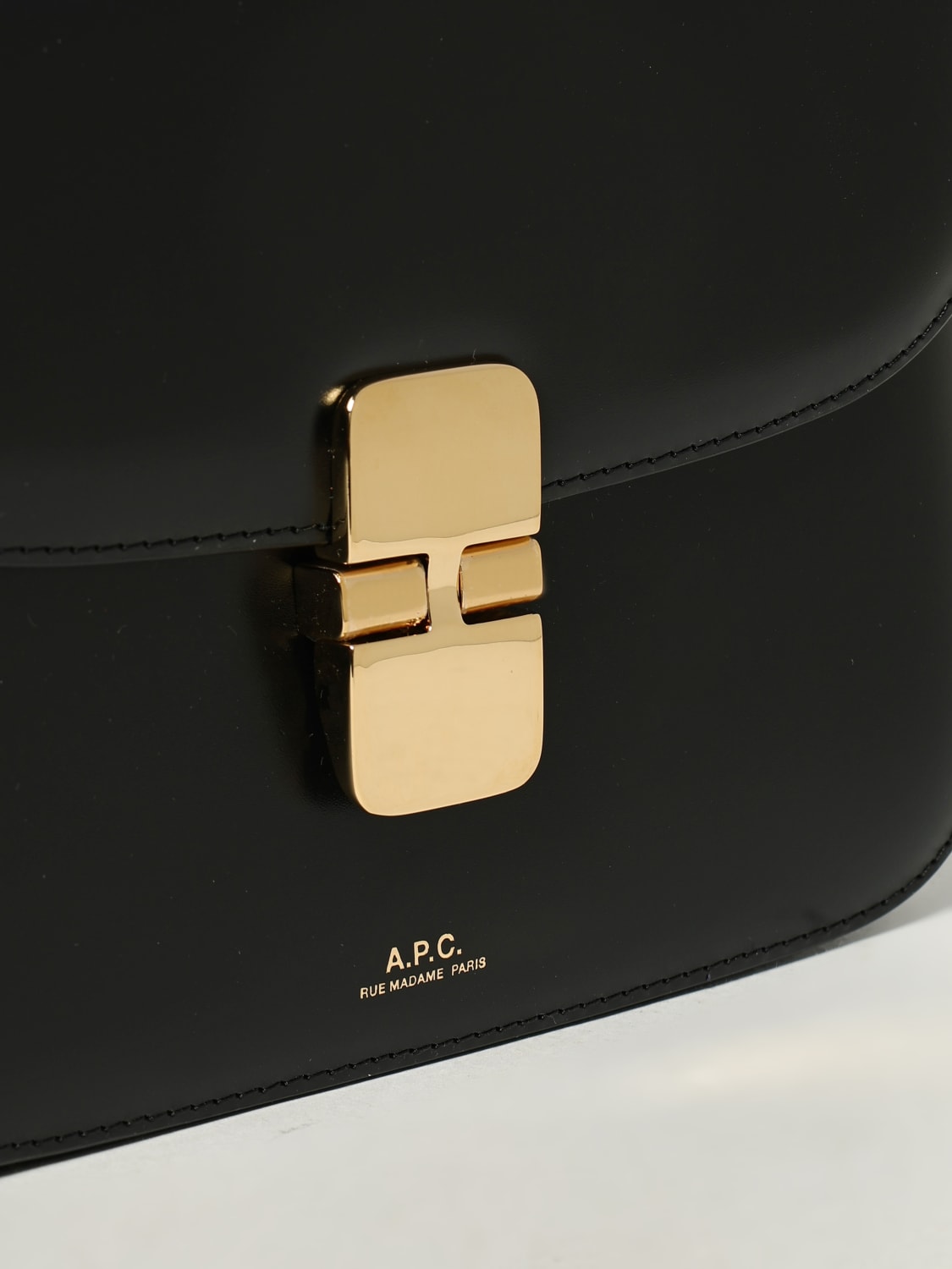 A.P.C. MINI BAG: Shoulder bag woman A.P.C., Black - Img 3