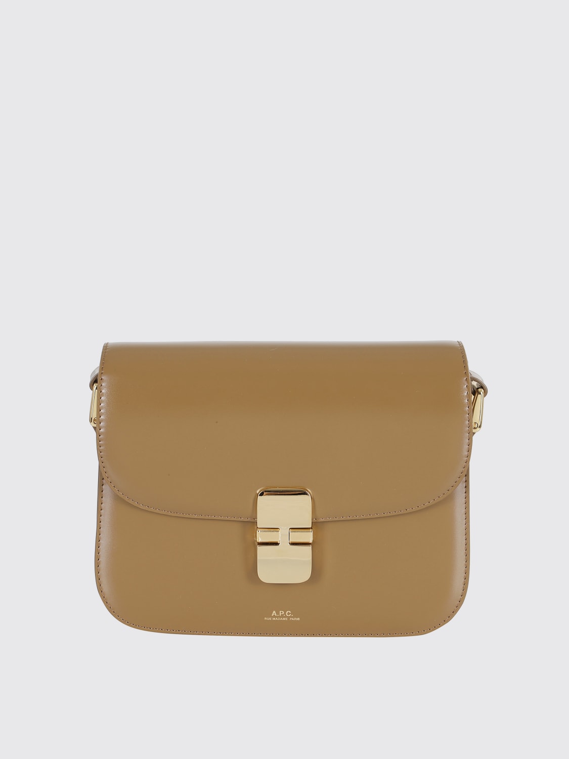 A.P.C. MINITASCHE: Schultertasche damen A.P.C., Haselnuss - Img 1