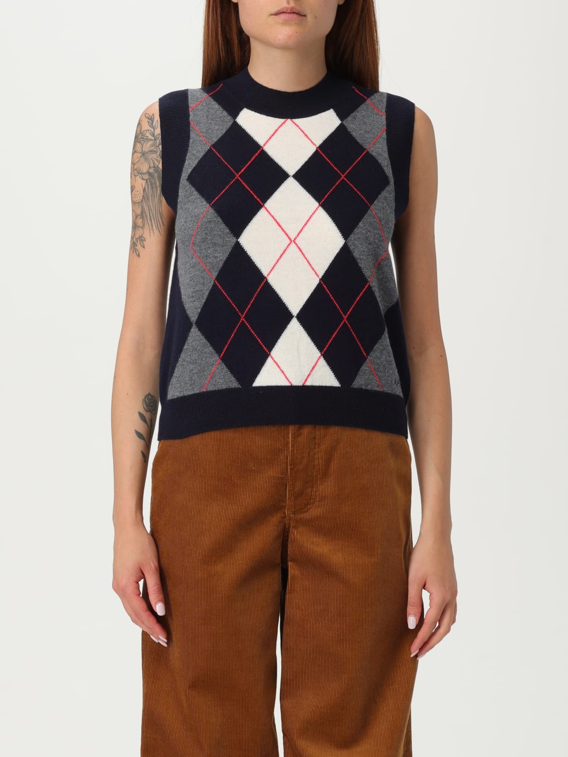 A.P.C. WAISTCOAT: Sweater woman A.P.C., Blue - Img 1