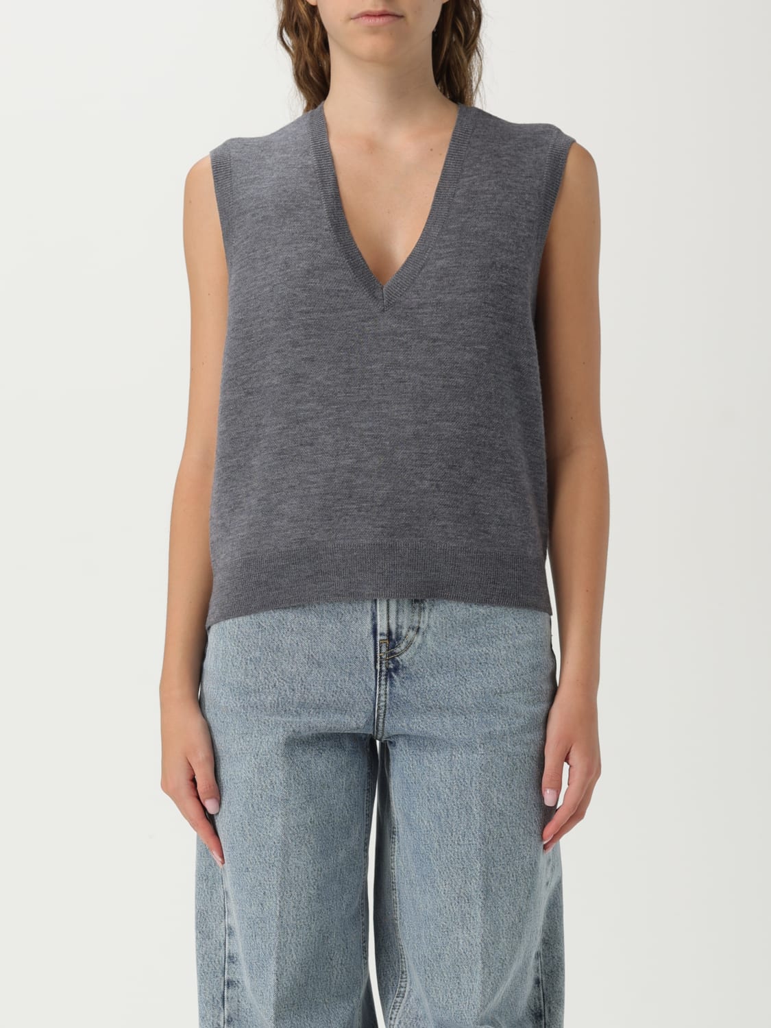 A.P.C. CHALECO: Jersey mujer A.P.C., Carbón - Img 1