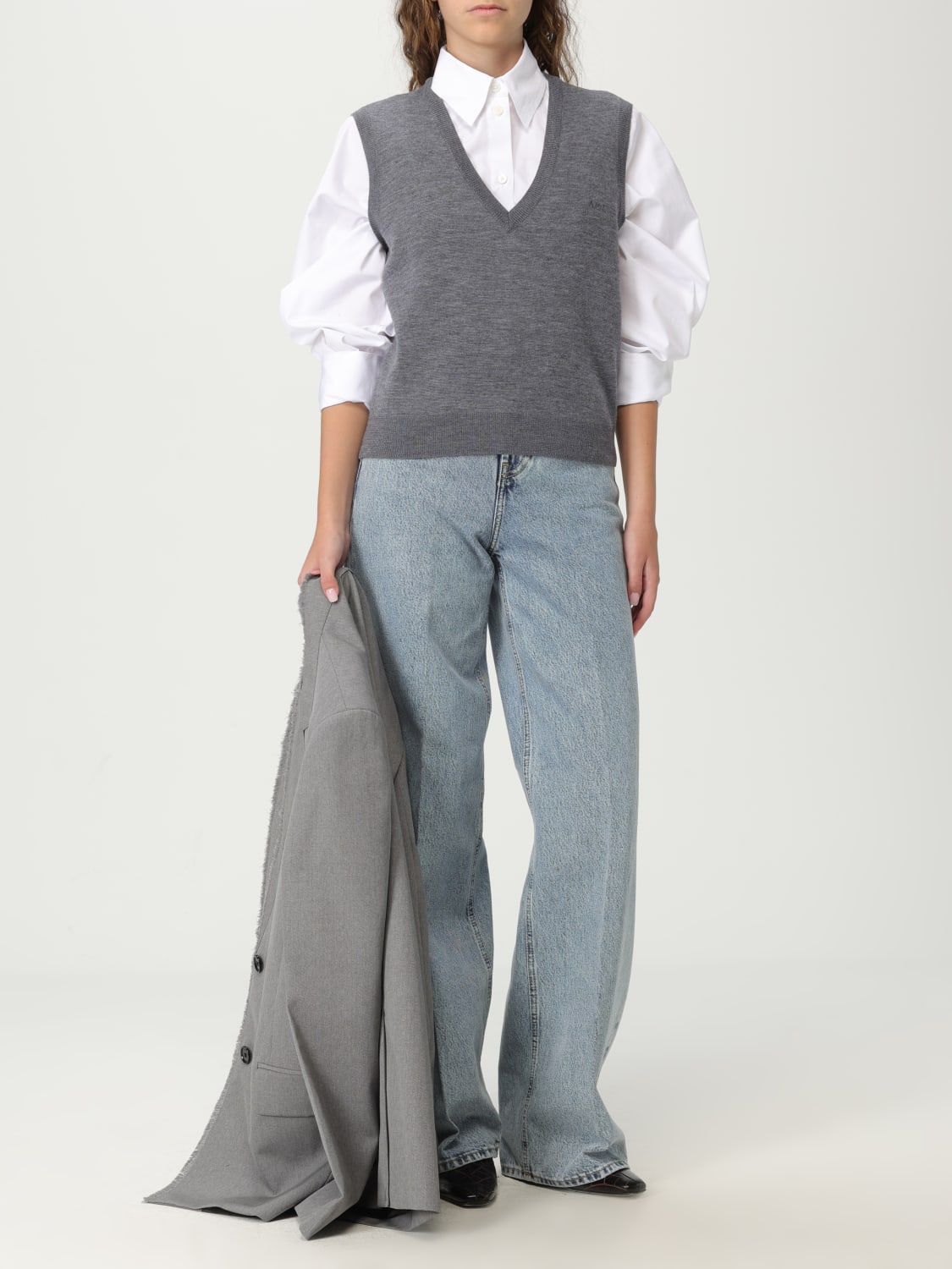 A.P.C. CHALECO: Jersey mujer A.P.C., Carbón - Img 2