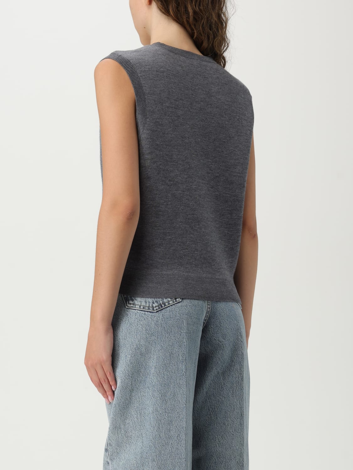 A.P.C. CHALECO: Jersey mujer A.P.C., Carbón - Img 3