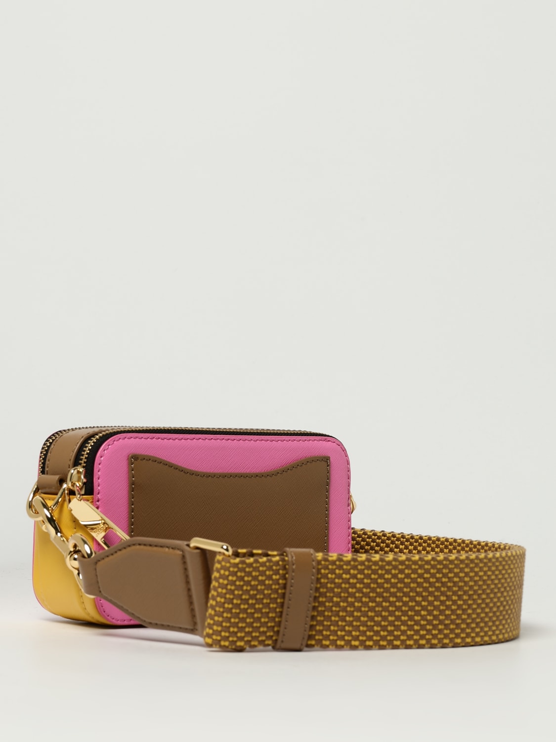 MARC JACOBS BORSA A TRACOLLA: Borsa The Snapshot Marc Jacobs in pelle, Rosa - Img 2