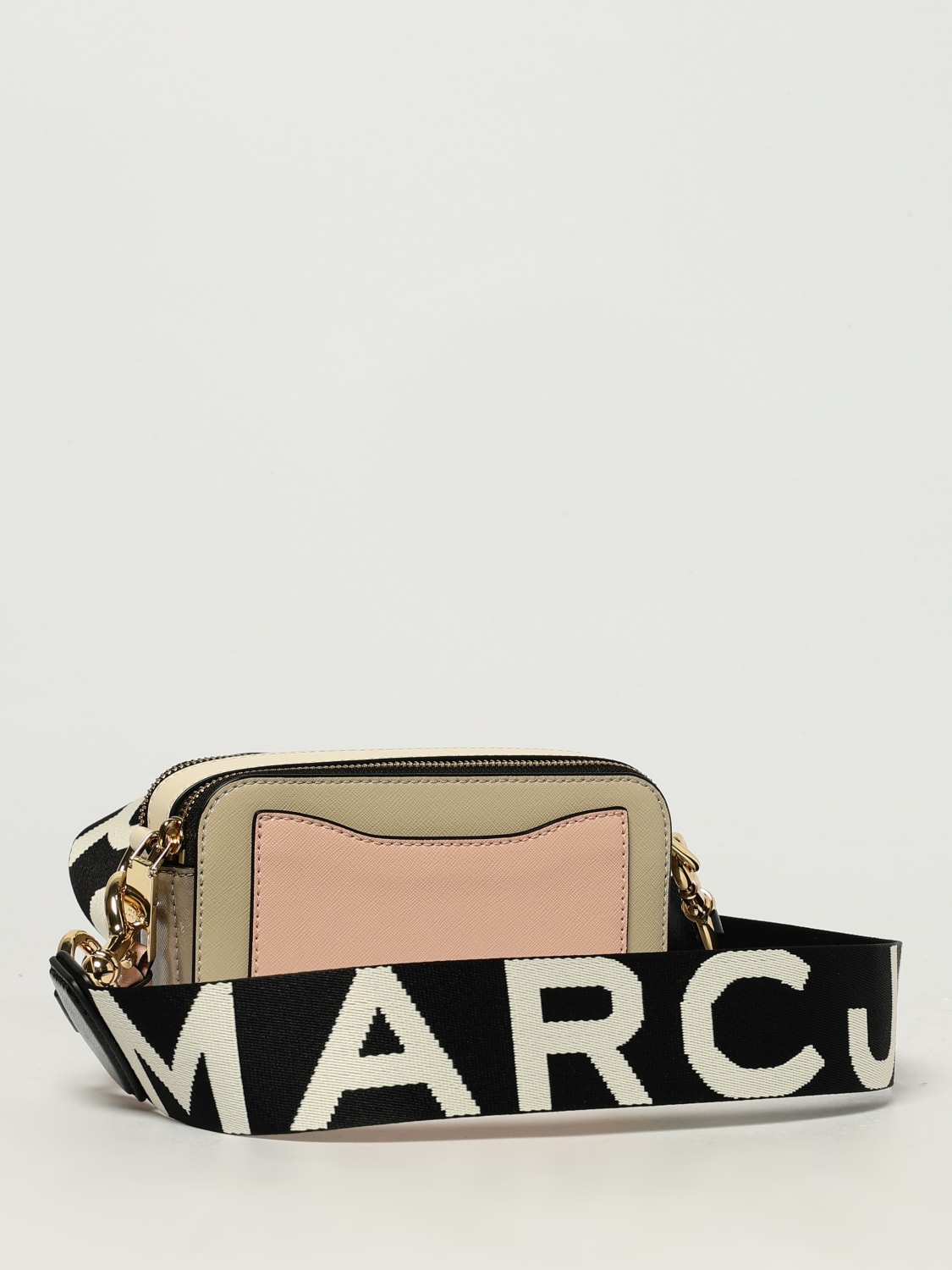 MARC JACOBS BORSA A TRACOLLA: Borsa The Snapshot Marc Jacobs in pelle, Kaki - Img 2