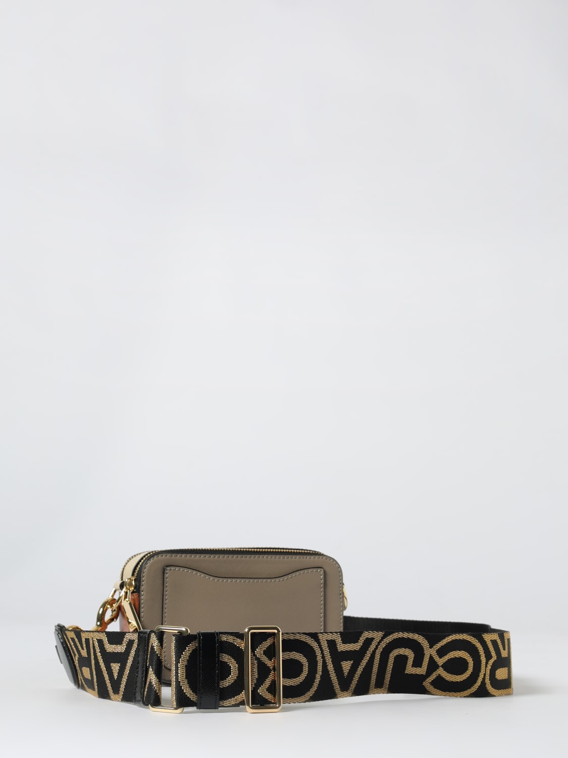 MARC JACOBS BORSA A TRACOLLA: Borsa The Snapshot Marc Jacobs in pelle, Sabbia - Img 2