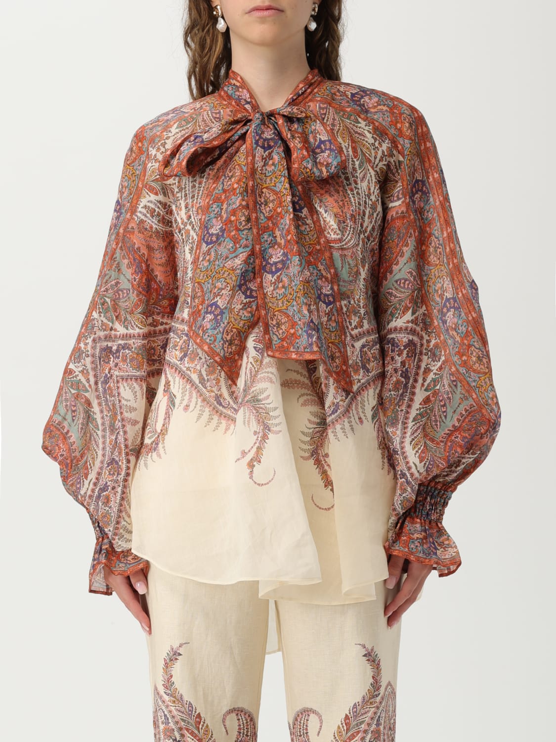 ZIMMERMANN TOP: Shirt woman Zimmermann, Multicolor - Img 1