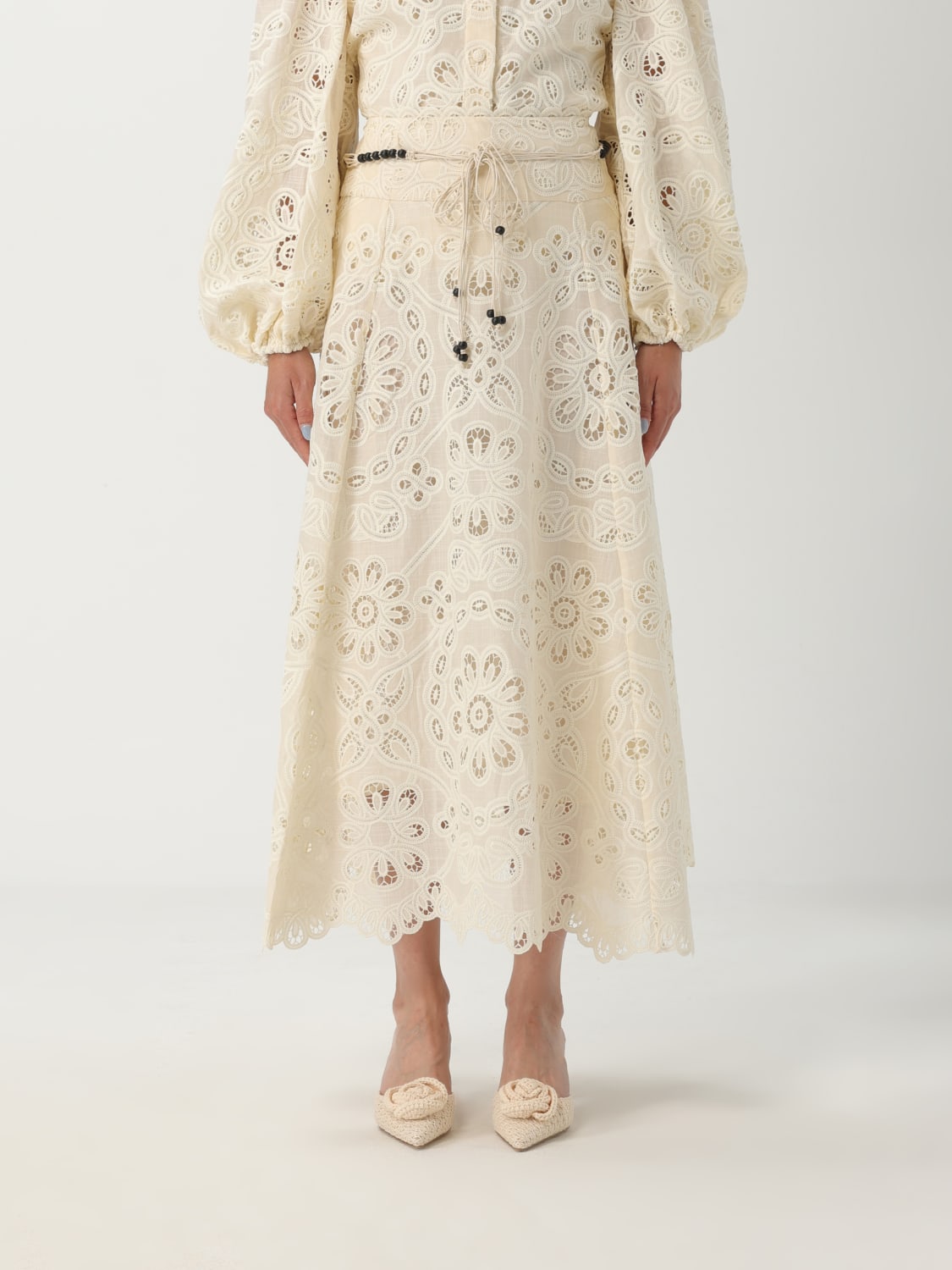 ZIMMERMANN GONNA: Gonna Zimmermann in Sangallo , Bianco - Img 1