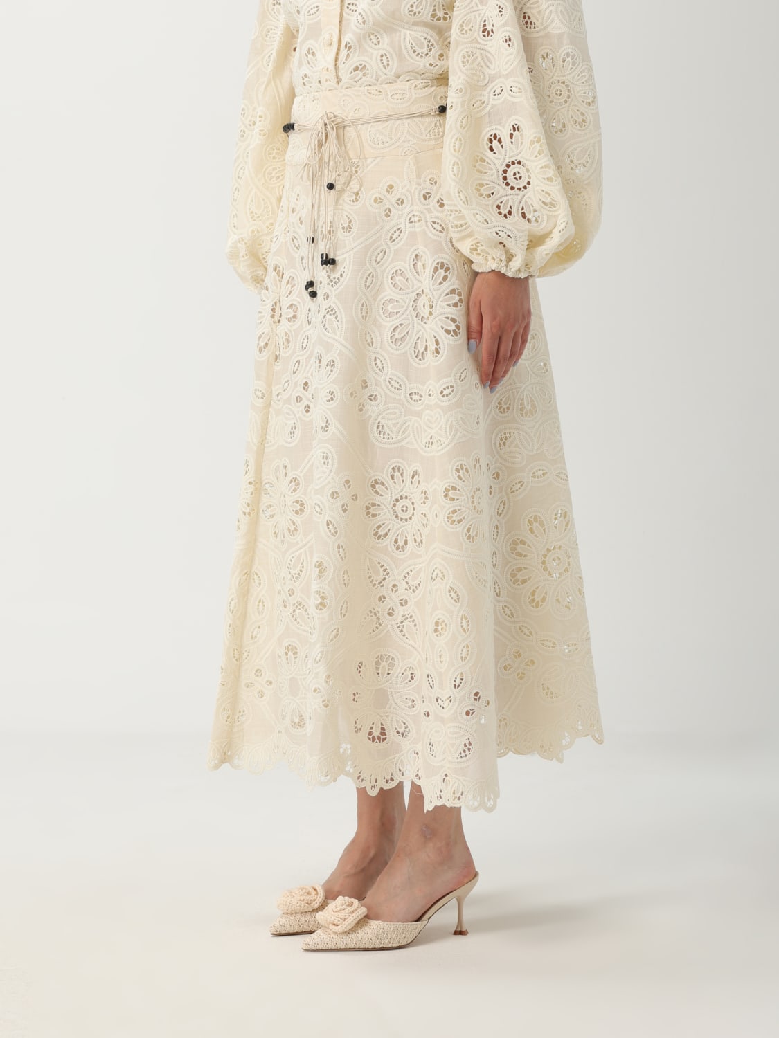 ZIMMERMANN GONNA: Gonna Zimmermann in Sangallo , Bianco - Img 4