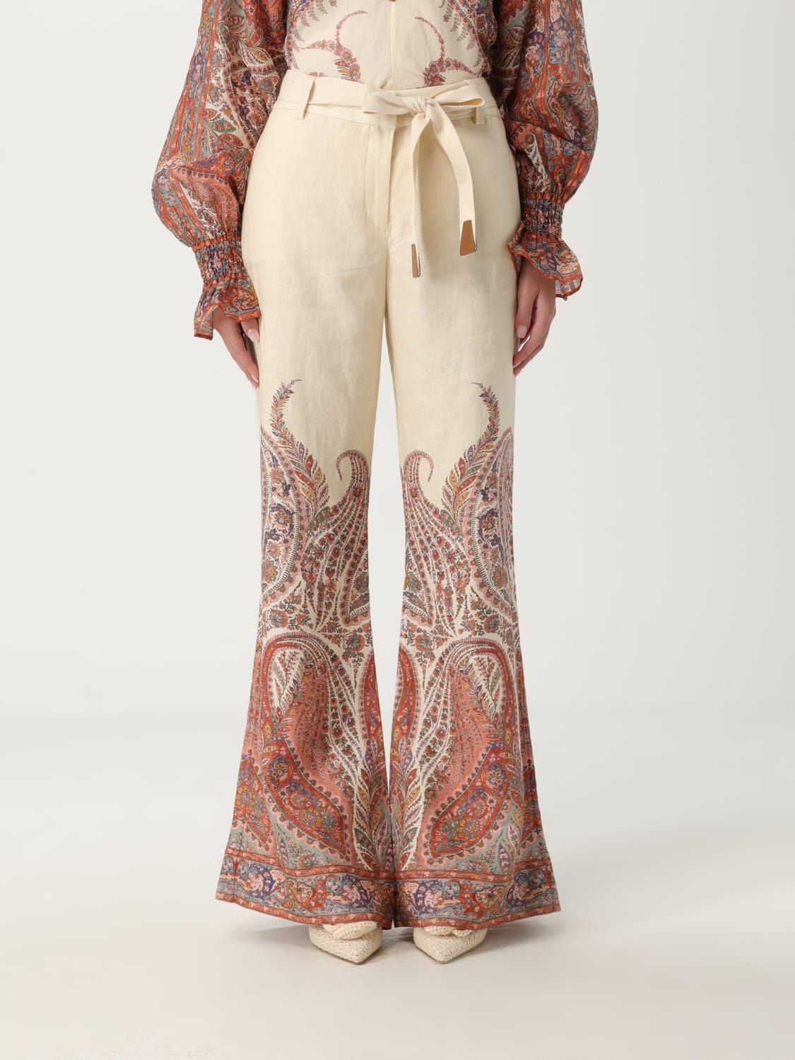 ZIMMERMANN PANTS: Pants woman Zimmermann, Multicolor - Img 1