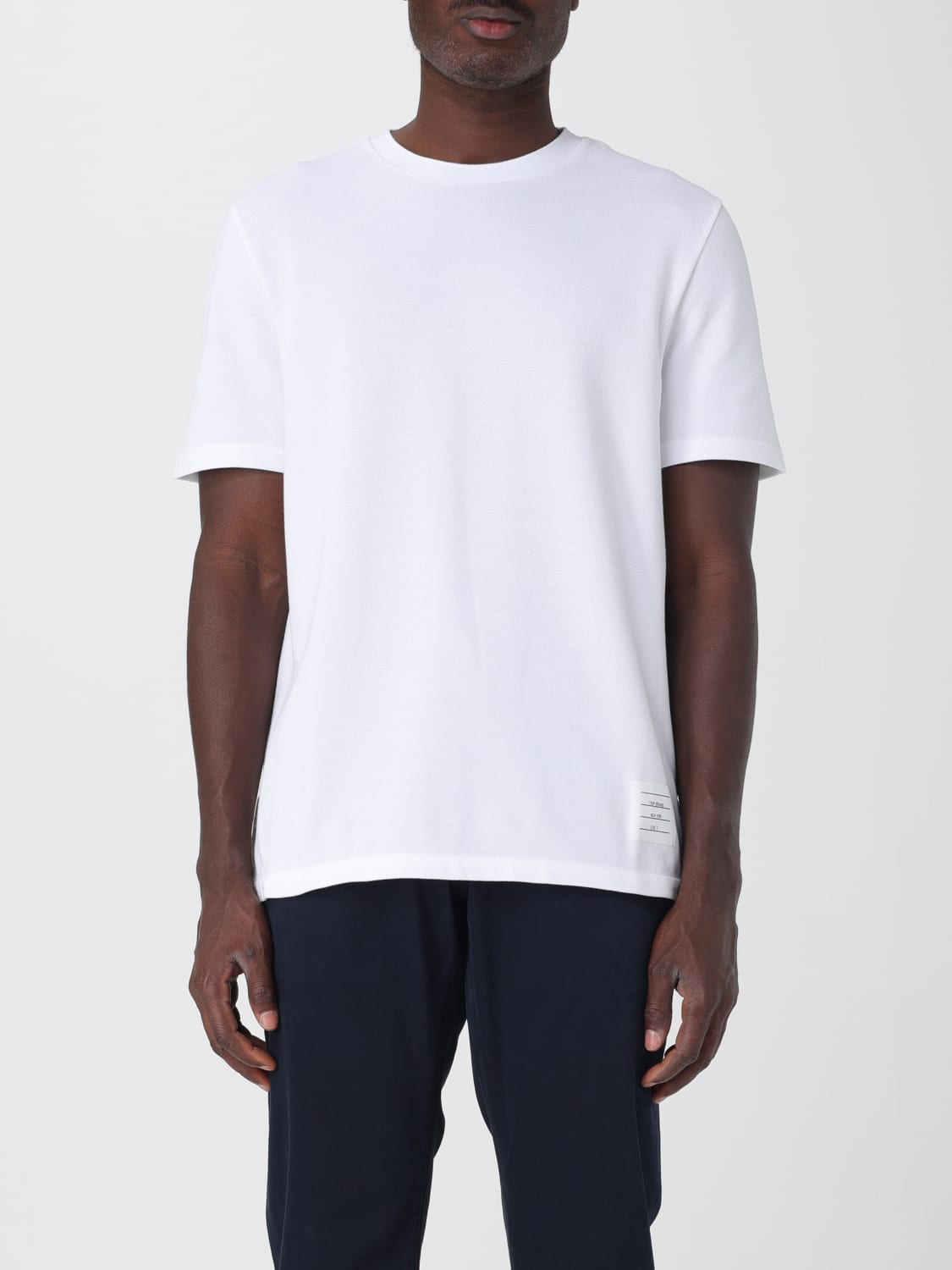 THOM BROWNE CAMISETA: Camiseta hombre Thom Browne, Blanco - Img 1