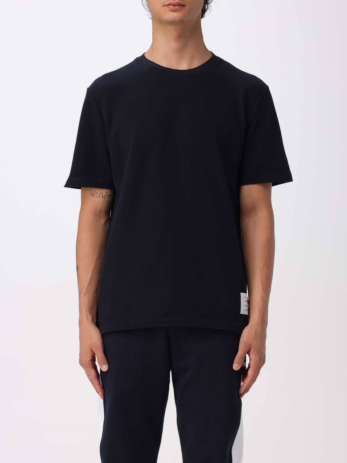 THOM BROWNE T-SHIRT: T-shirt men Thom Browne, Blue - Img 1