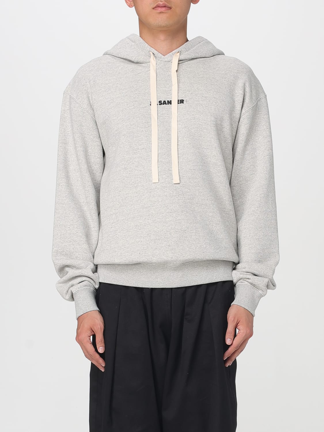 JIL SANDER SWEATSHIRT: Sweater men Jil Sander, Grey - Img 1