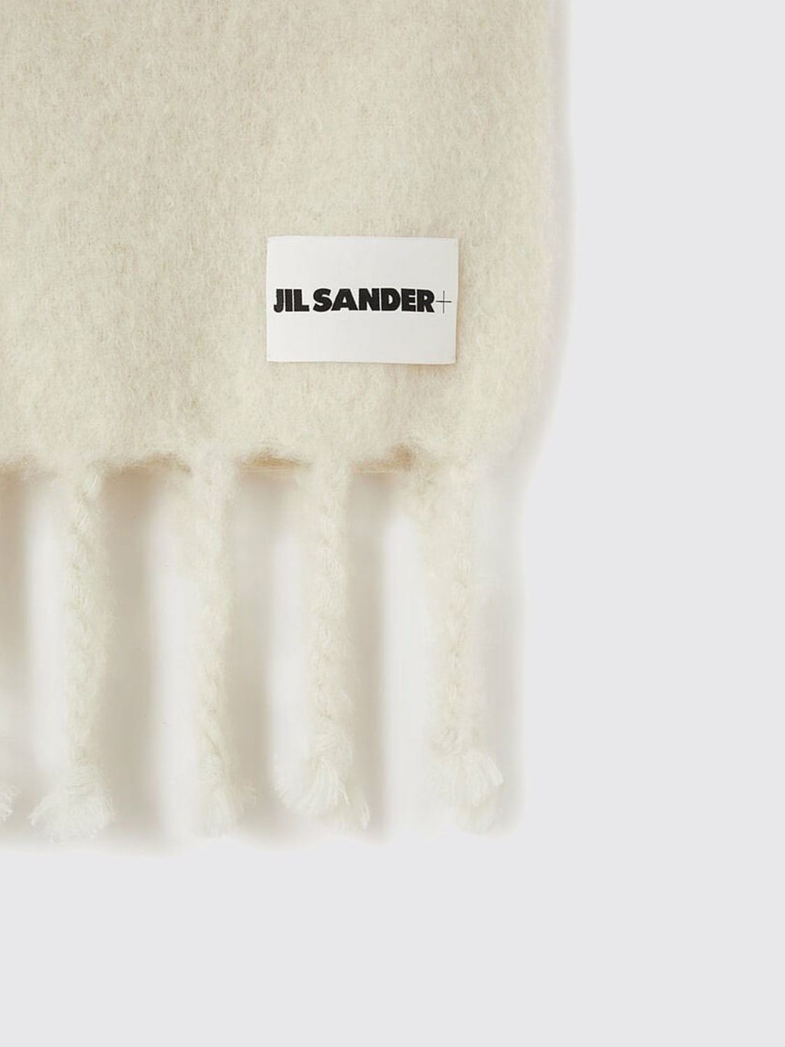 JIL SANDER BUFANDA: Bufanda hombre Jil Sander, Blanco - Img 3