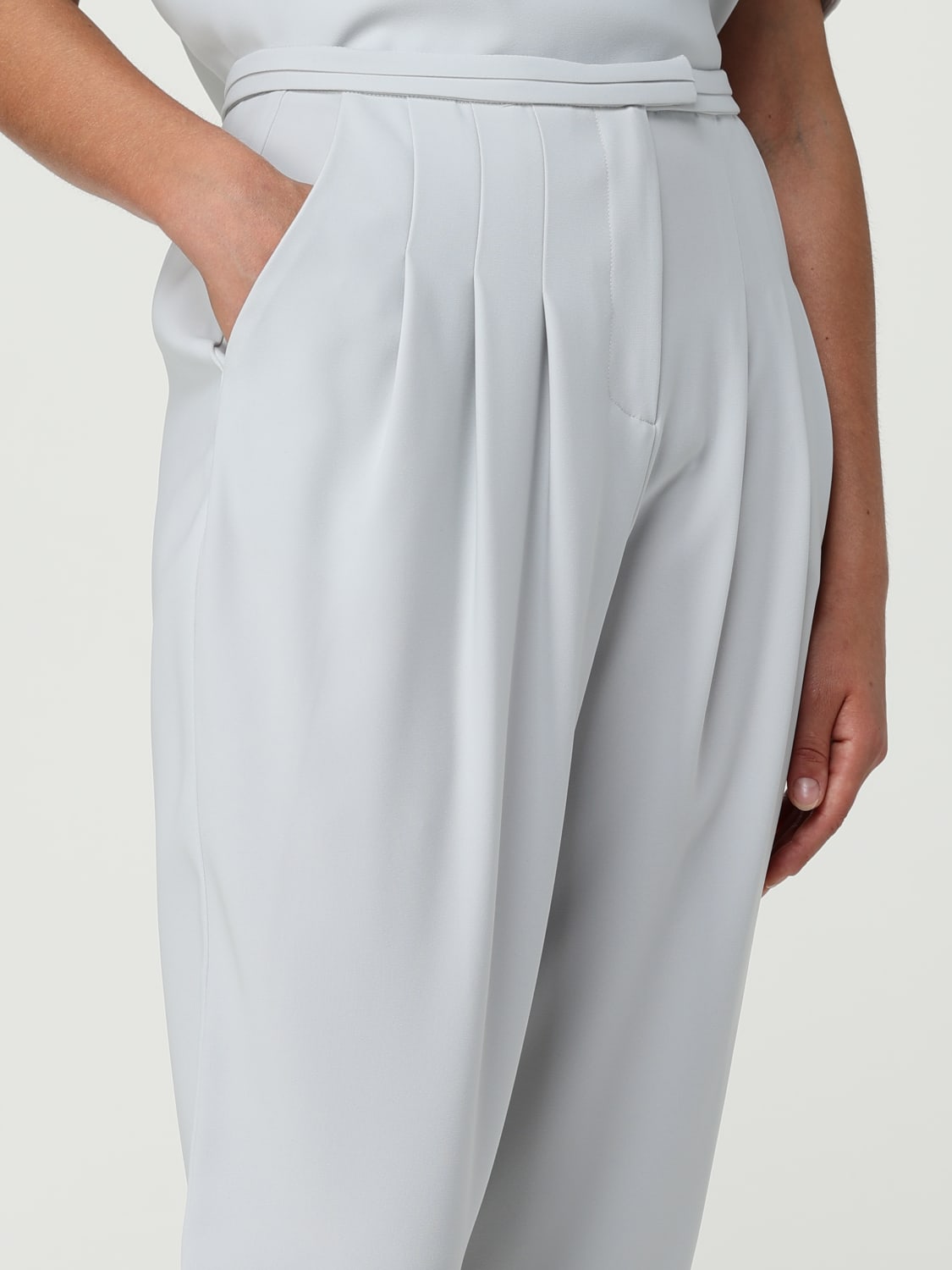 EMPORIO ARMANI: Pants woman - Ice | Emporio Armani pants