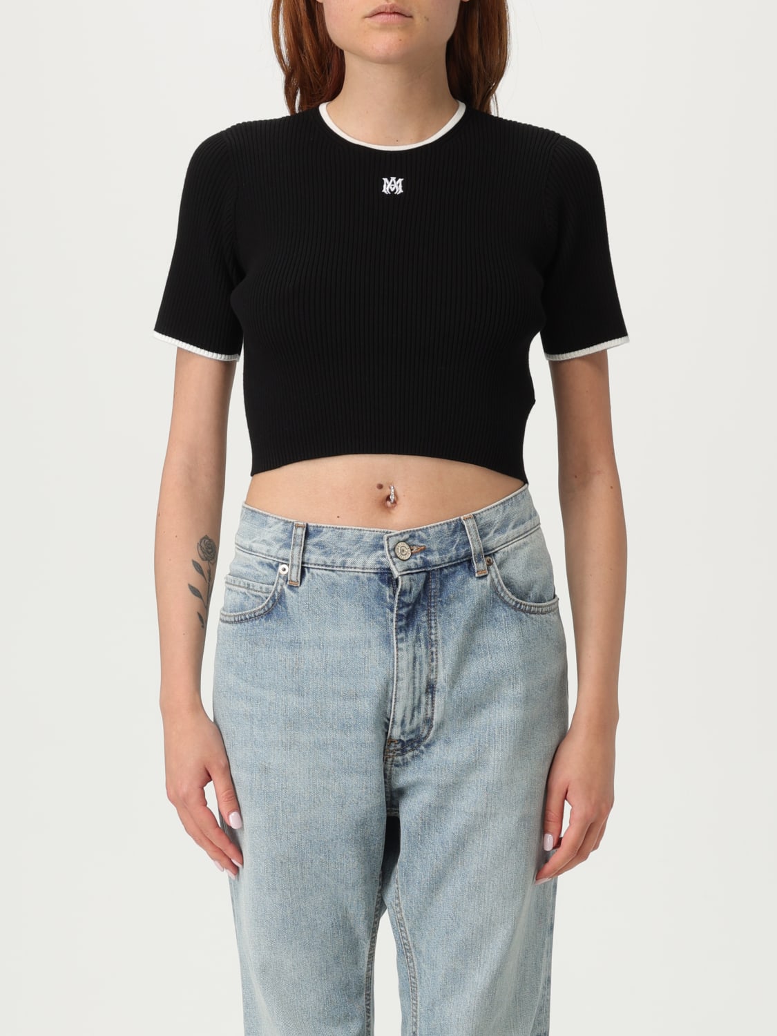 AMIRI JERSEY: Camiseta mujer Amiri, Negro - Img 1