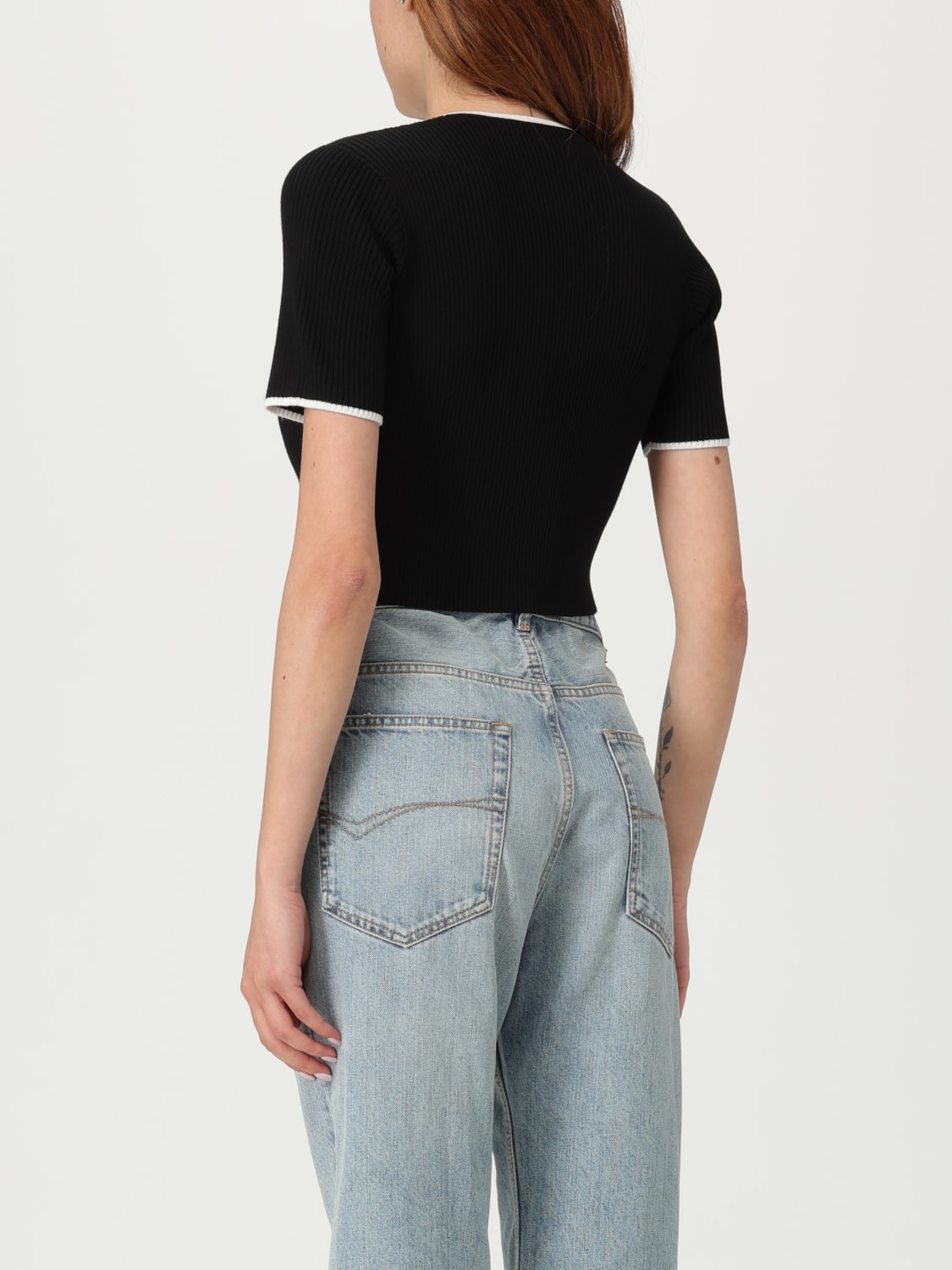 AMIRI JERSEY: Camiseta mujer Amiri, Negro - Img 2