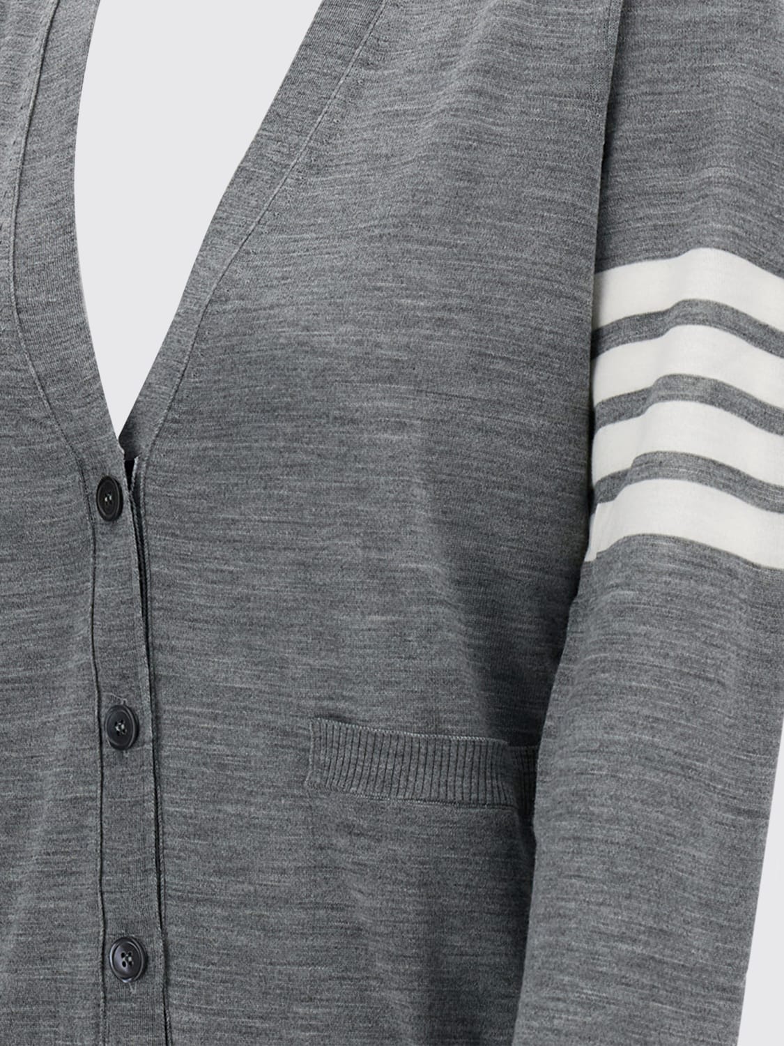 THOM BROWNE JERSEY: Cárdigan mujer Thom Browne, Carbón - Img 4