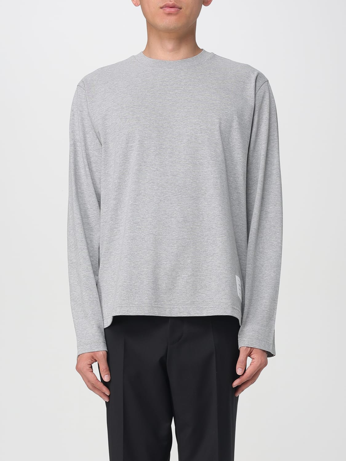 THOM BROWNE T-SHIRT: Sweater men Thom Browne, Grey - Img 1