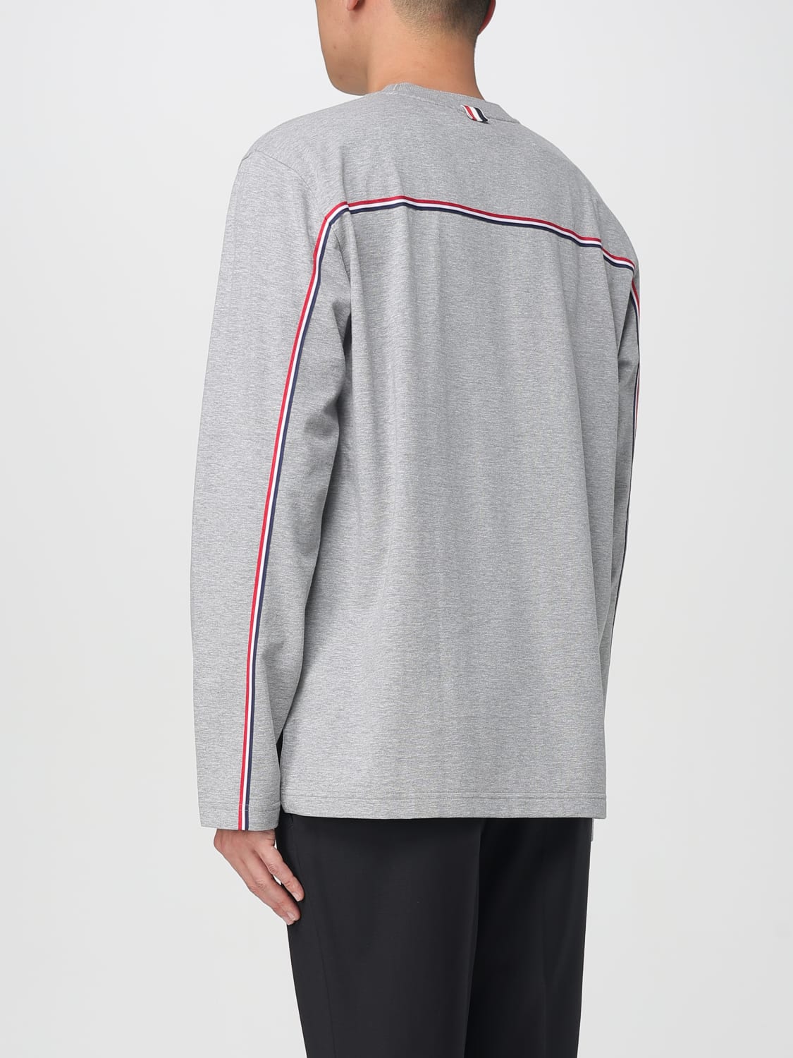 THOM BROWNE T-SHIRT: Sweater men Thom Browne, Grey - Img 3
