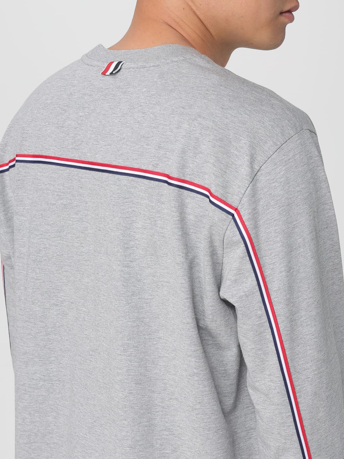 THOM BROWNE T-SHIRT: Sweater men Thom Browne, Grey - Img 5