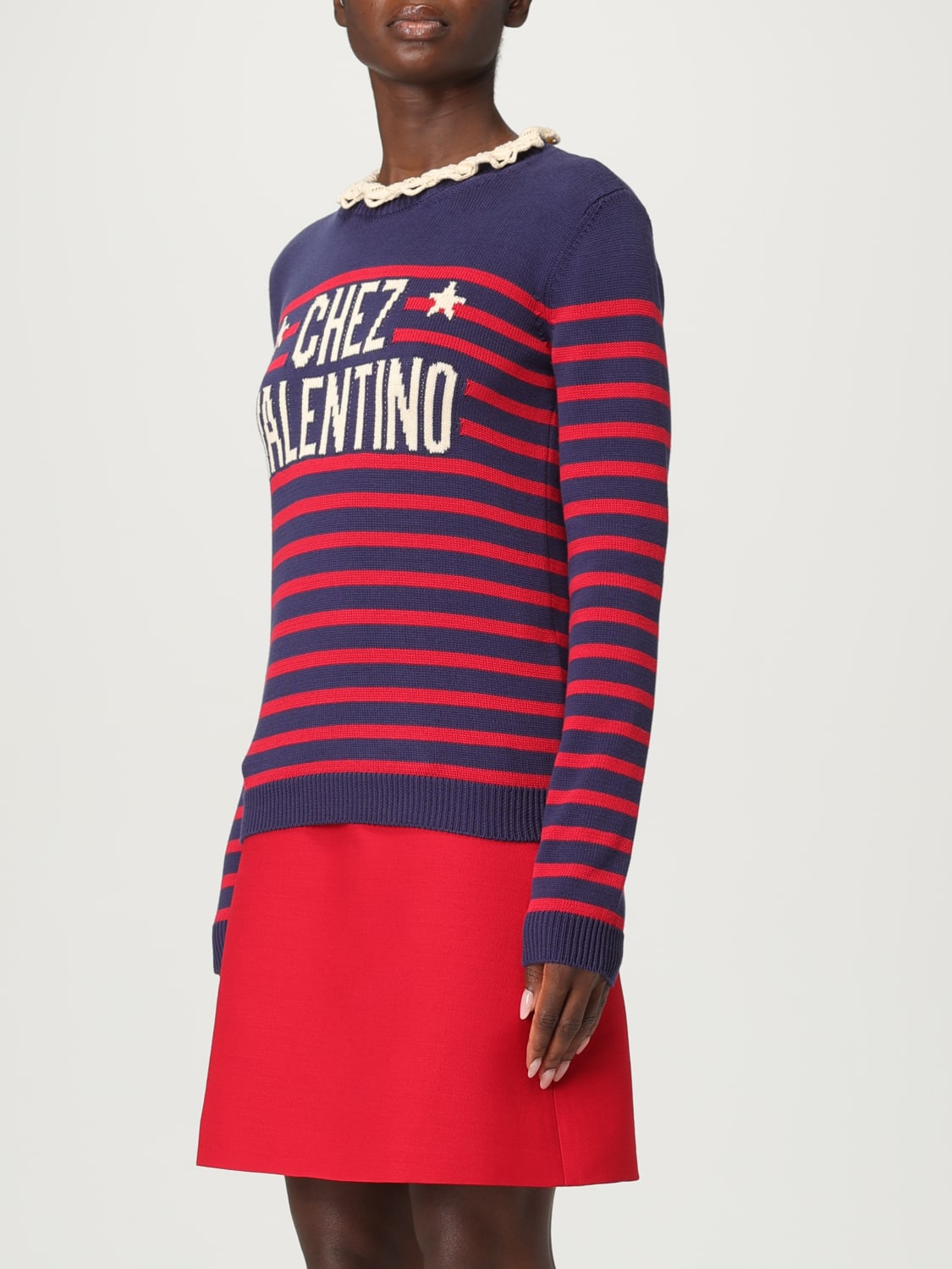 VALENTINO SWEATER: Cardigan woman Valentino, Multicolor - Img 4