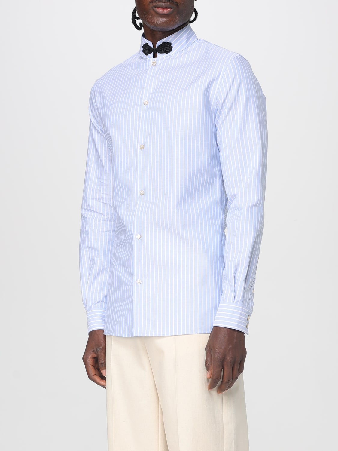 VALENTINO SHIRT: Shirt men Valentino, Blue - Img 4