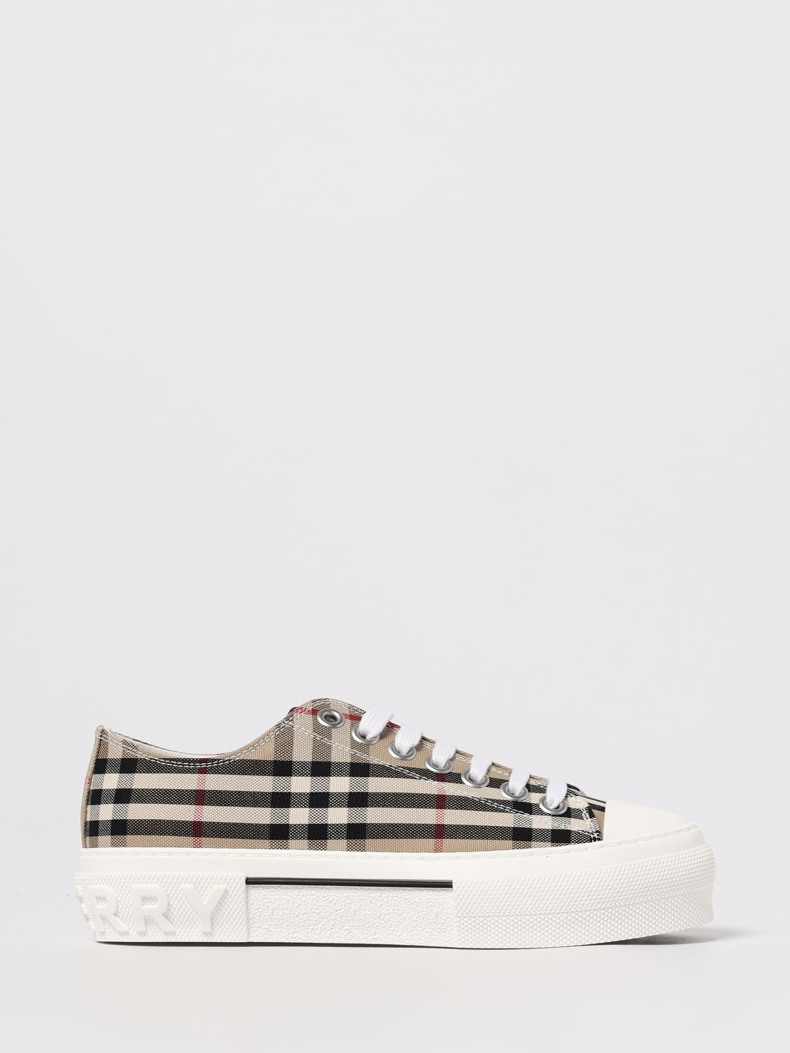 BURBERRY SNEAKERS: Sneakers woman Burberry, Beige - Img 1
