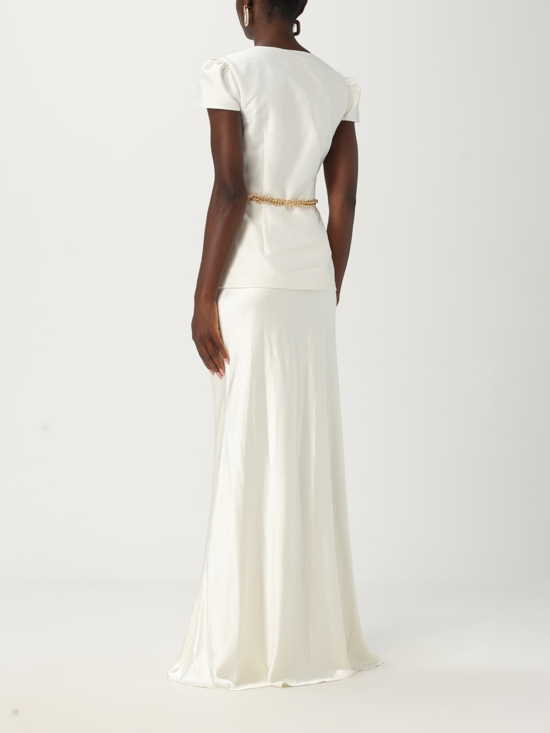 SELF-PORTRAIT DRESS: Dress woman Self-portrait, White - Img 2