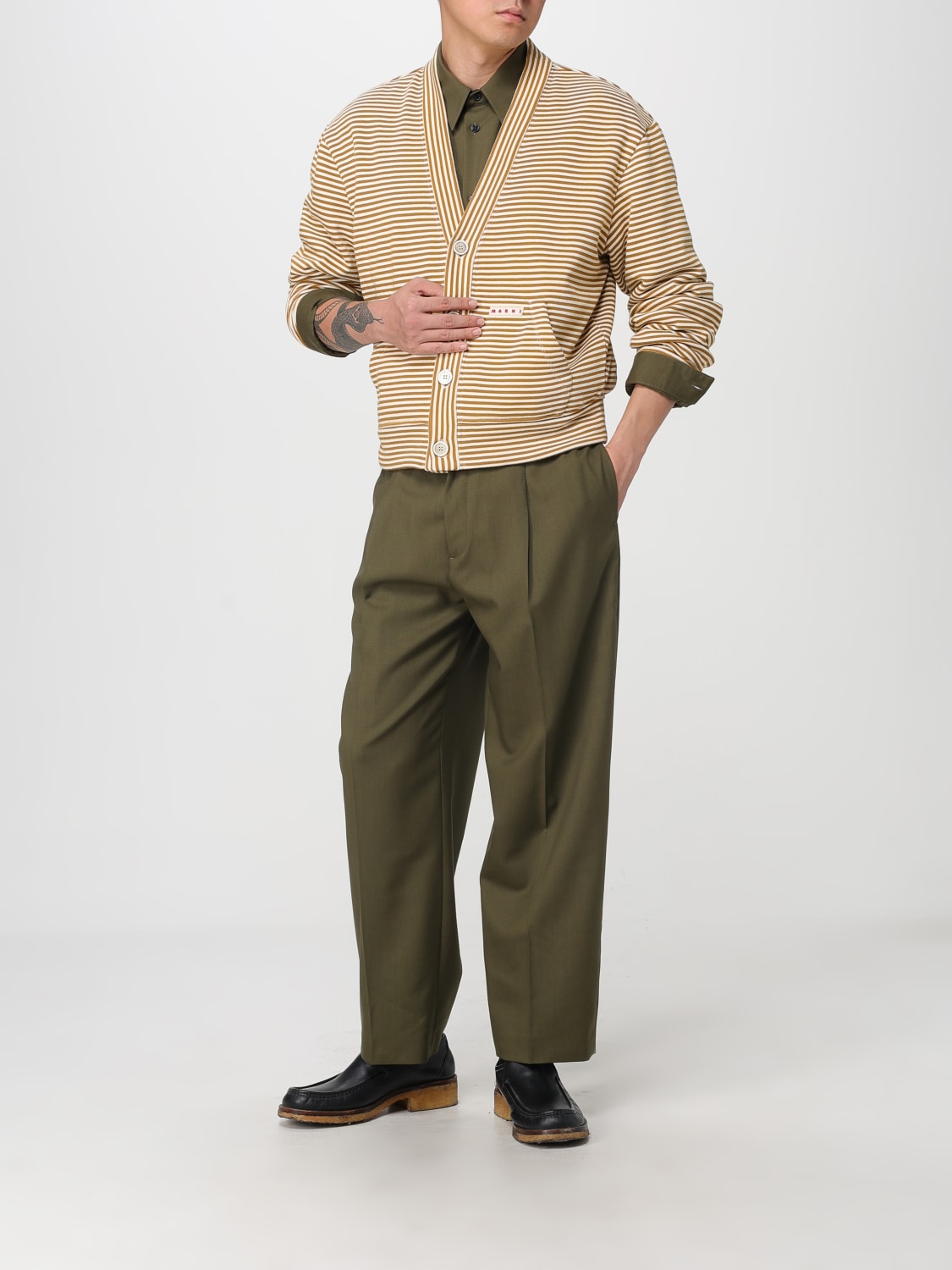 MARNI SHIRT: Shirt men Marni, Green - Img 2