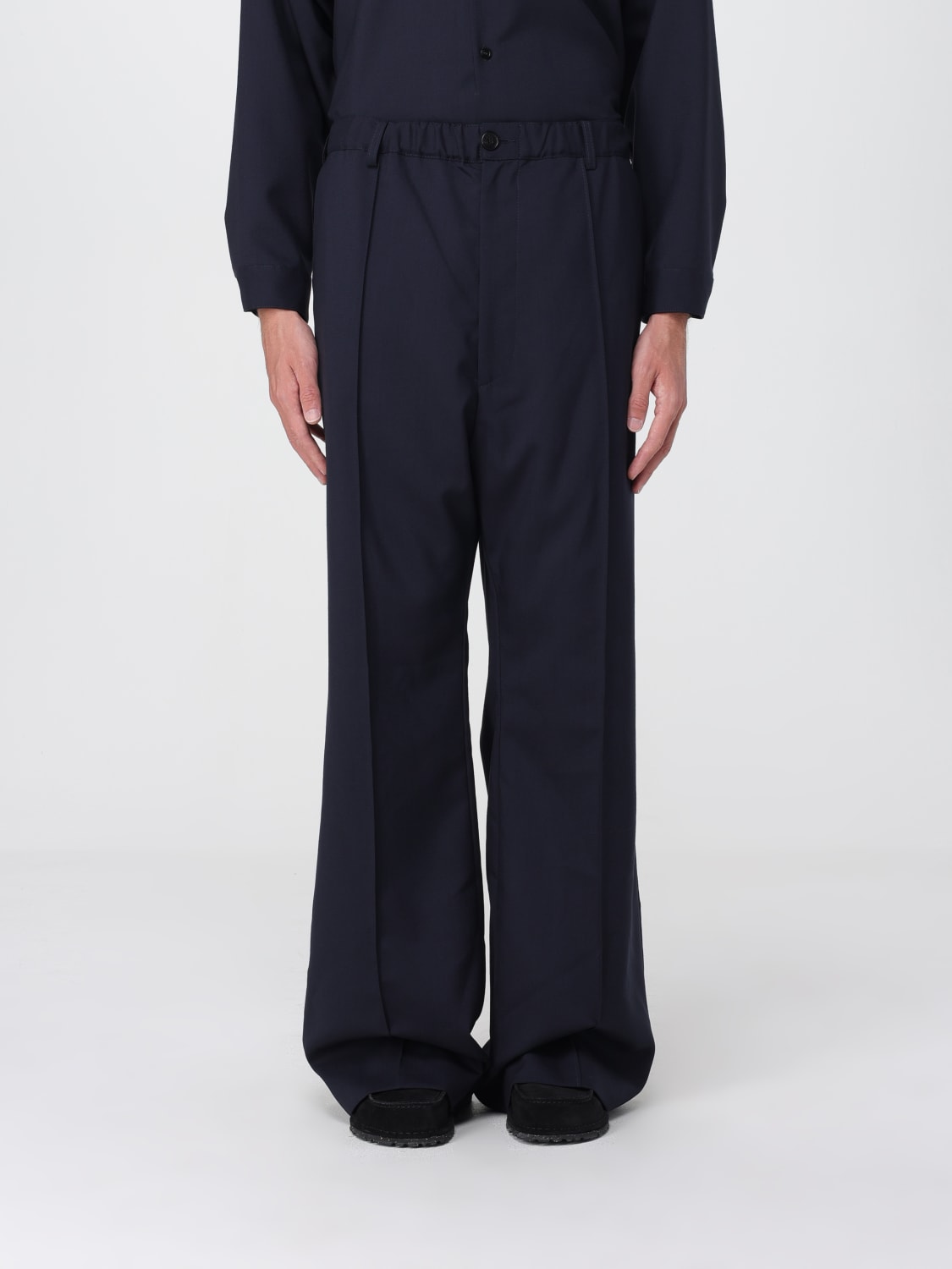 MARNI PANTALONES: Pantalón hombre Marni, Azul Oscuro - Img 1
