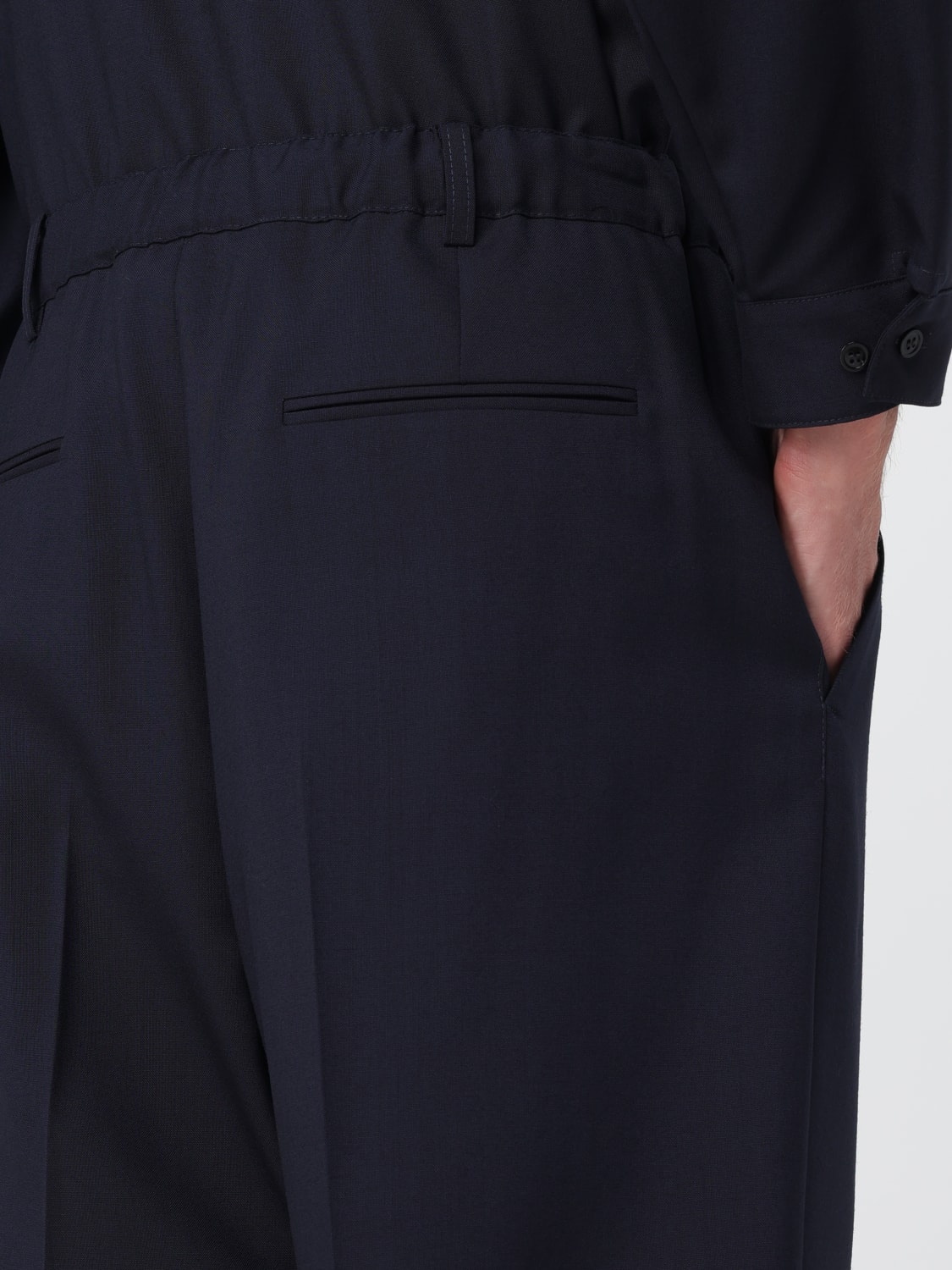 MARNI PANTALONES: Pantalón hombre Marni, Azul Oscuro - Img 5