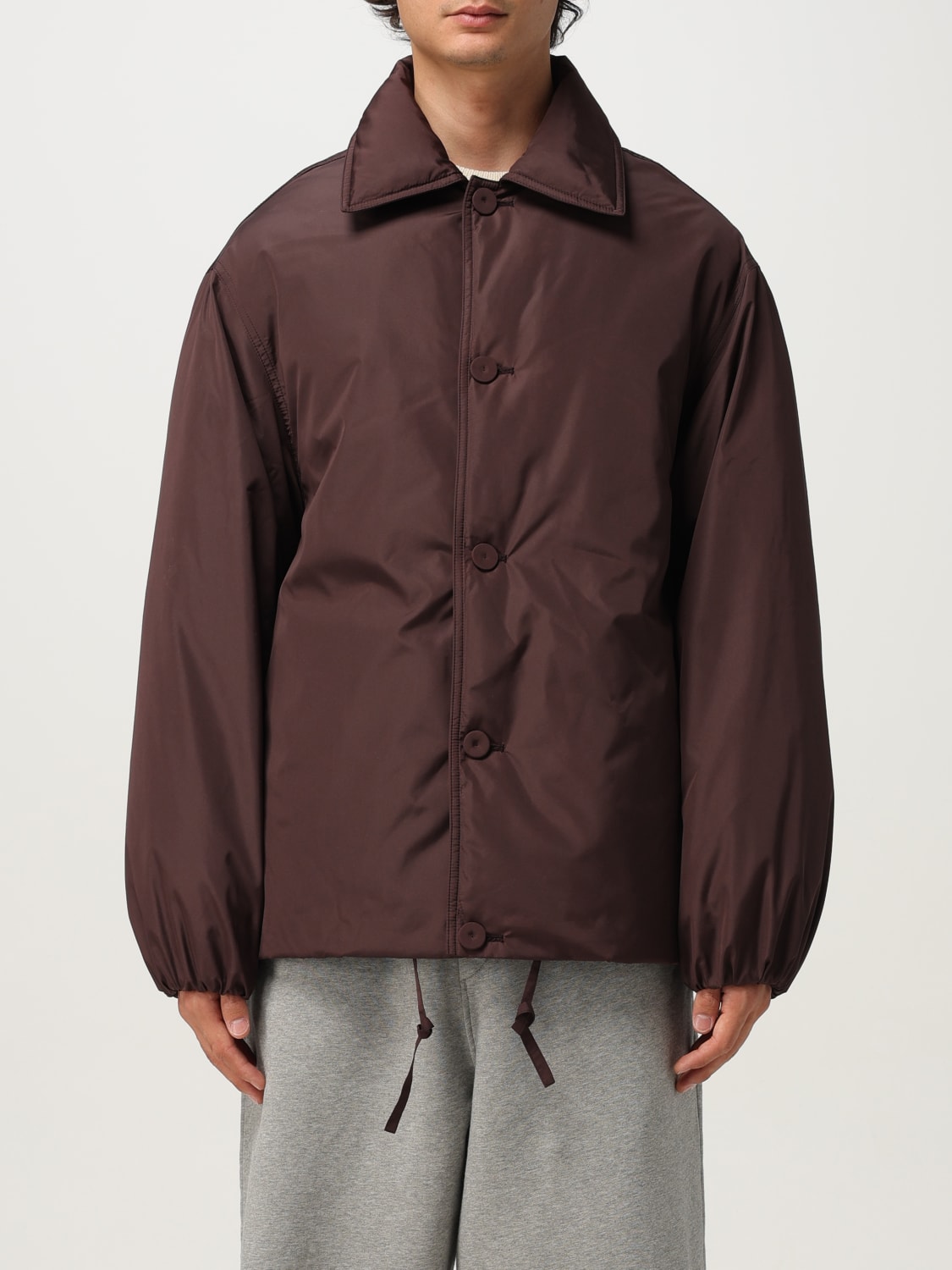 JIL SANDER JACKET: Coat men Jil Sander, Brown - Img 1