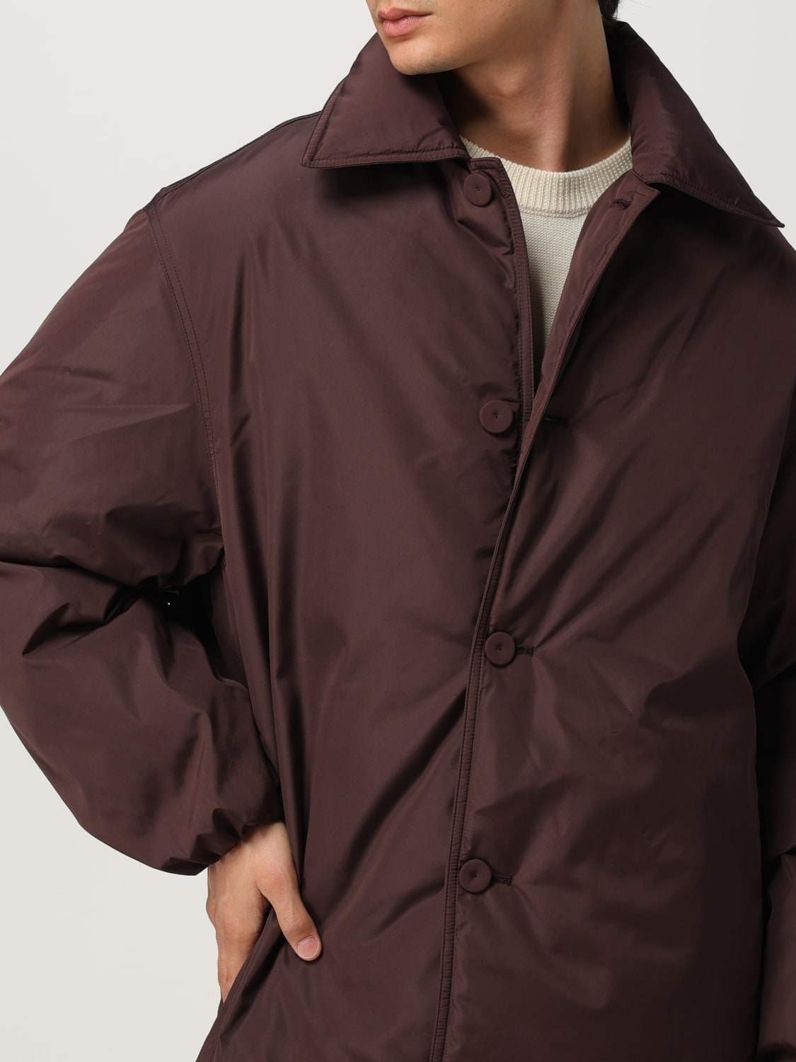 JIL SANDER JACKET: Coat men Jil Sander, Brown - Img 5