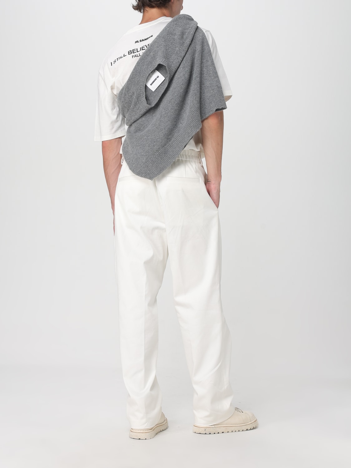 JIL SANDER SWEATER: Cardigan men Jil Sander, Grey - Img 2