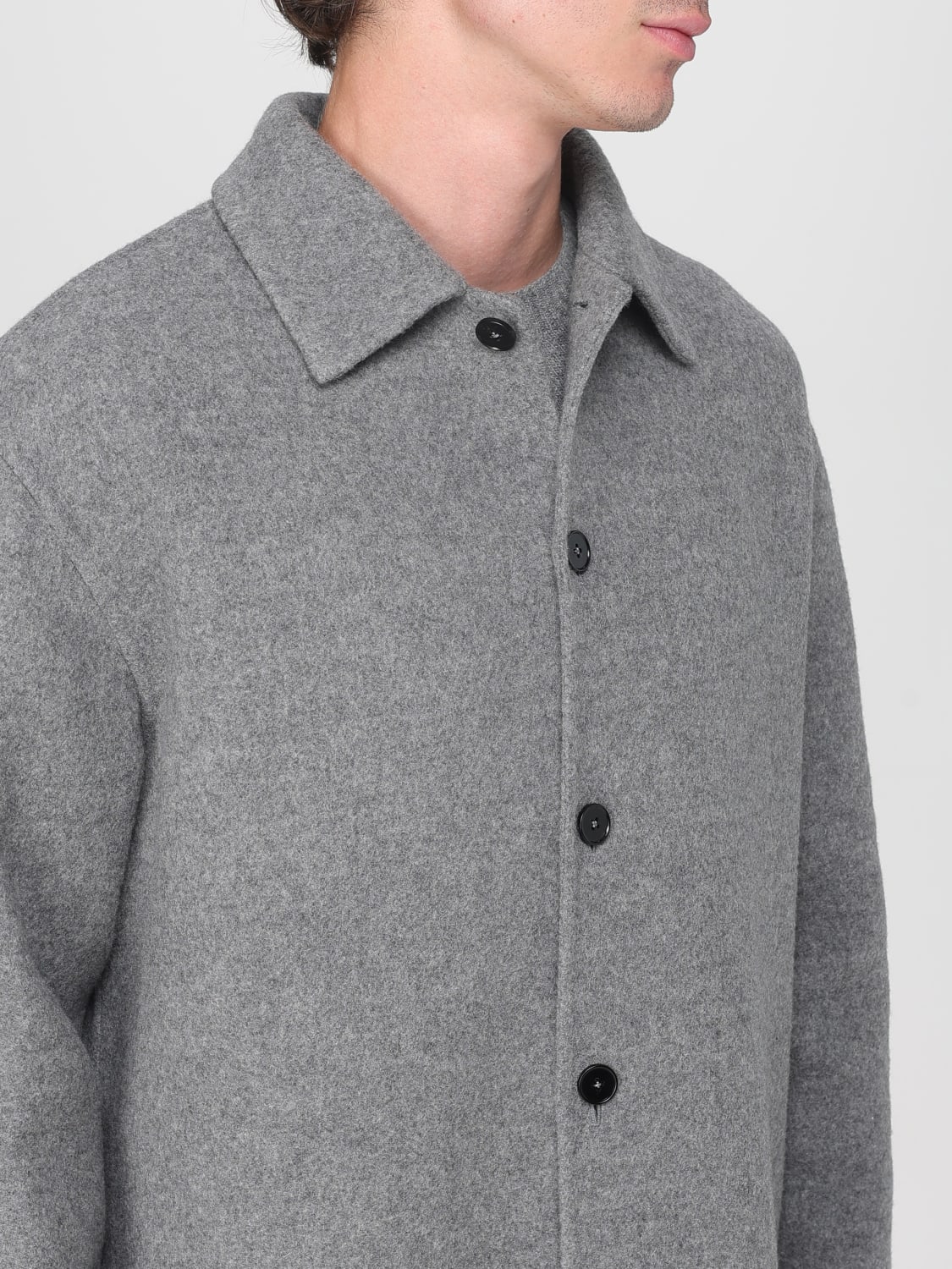 JIL SANDER COAT: Coat men Jil Sander, Grey - Img 5