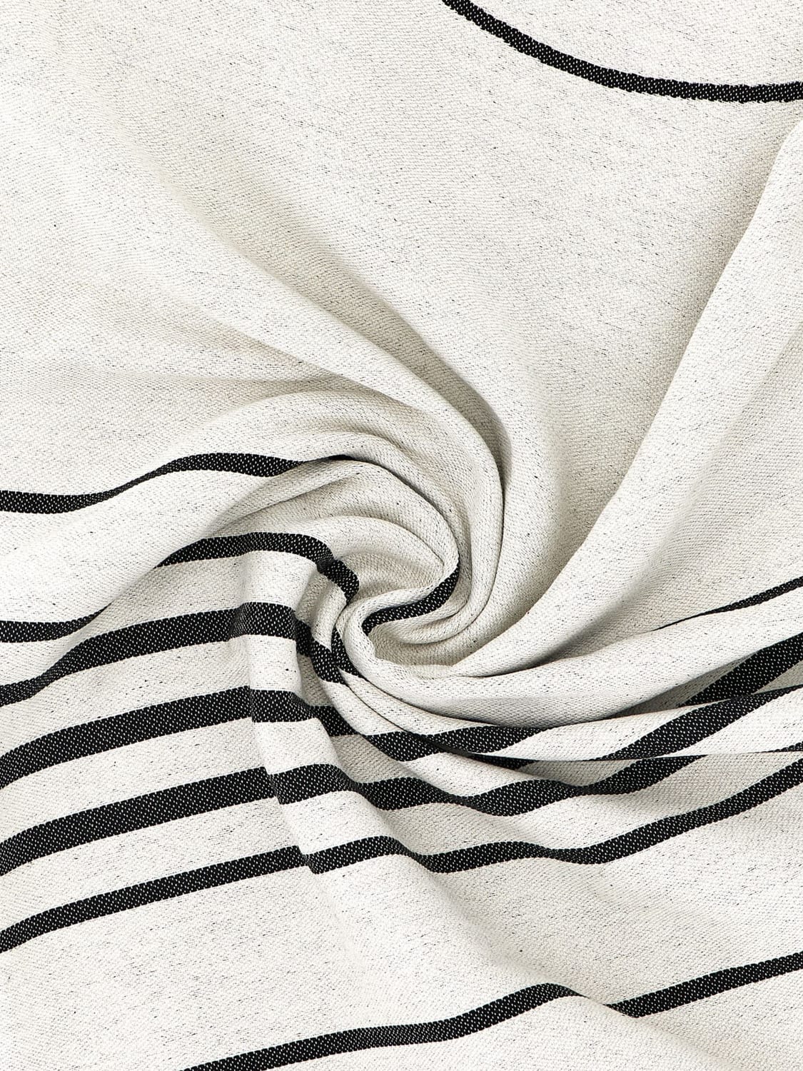 MAISON MICHEL TELO DA BAGNO: Telo da bagno Aida Maison Michel in cotone jacquard , Nero - Img 2