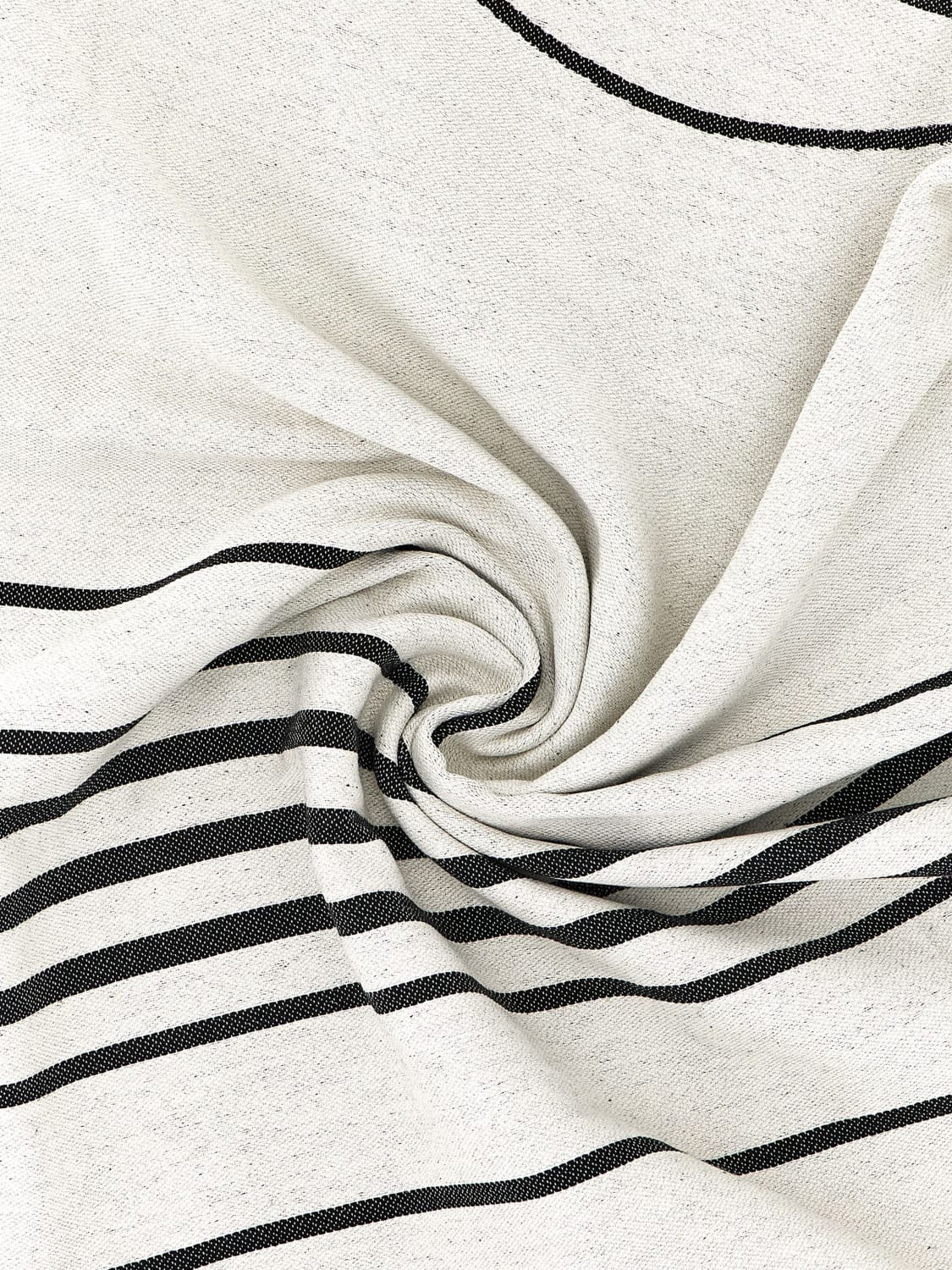 MAISON MICHEL TELO DA BAGNO: Telo da bagno Aida Maison Michel in cotone jacquard , Nero - Img 3