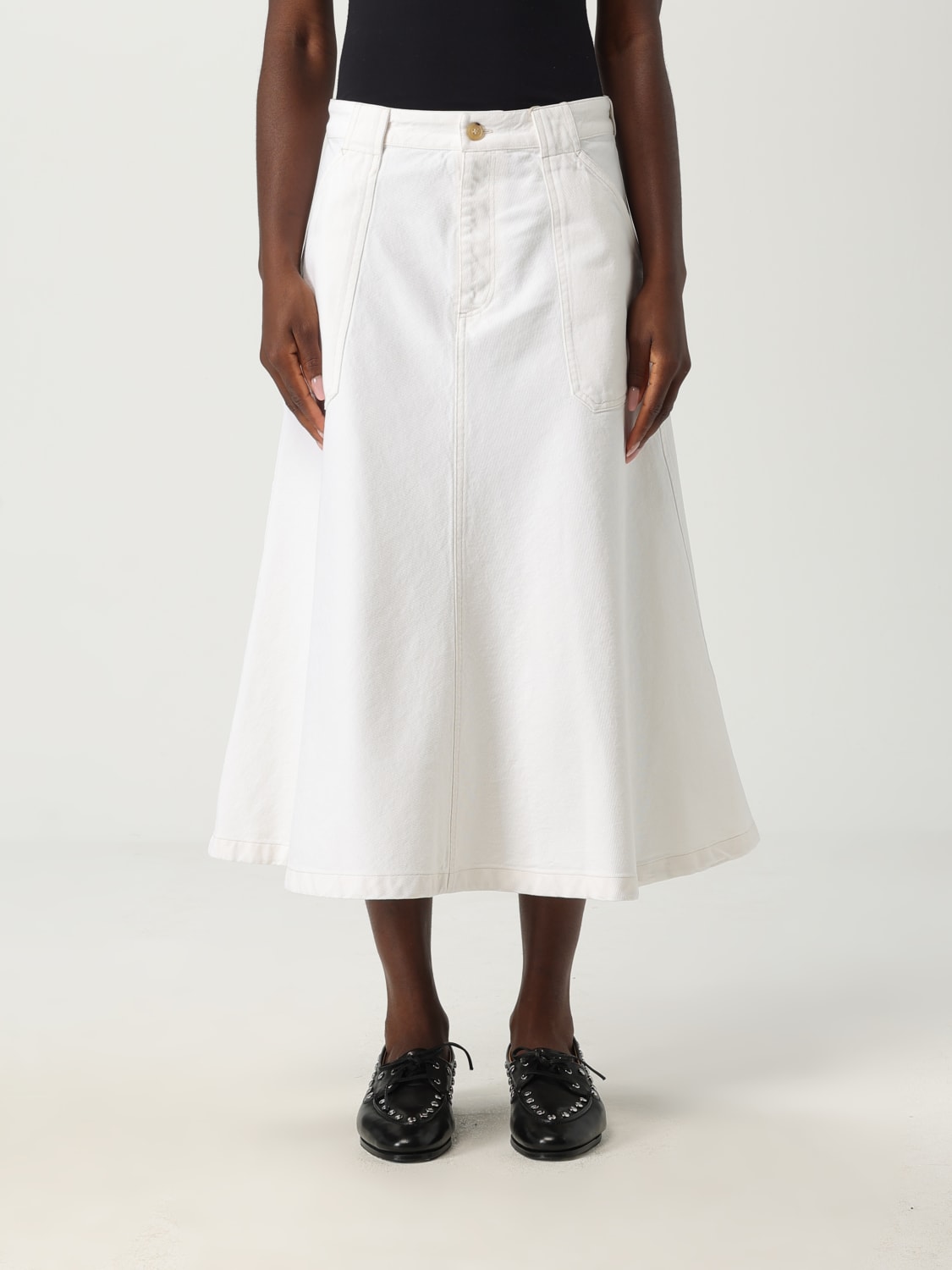 A.P.C. SKIRT: Skirt woman A.P.C., White - Img 1