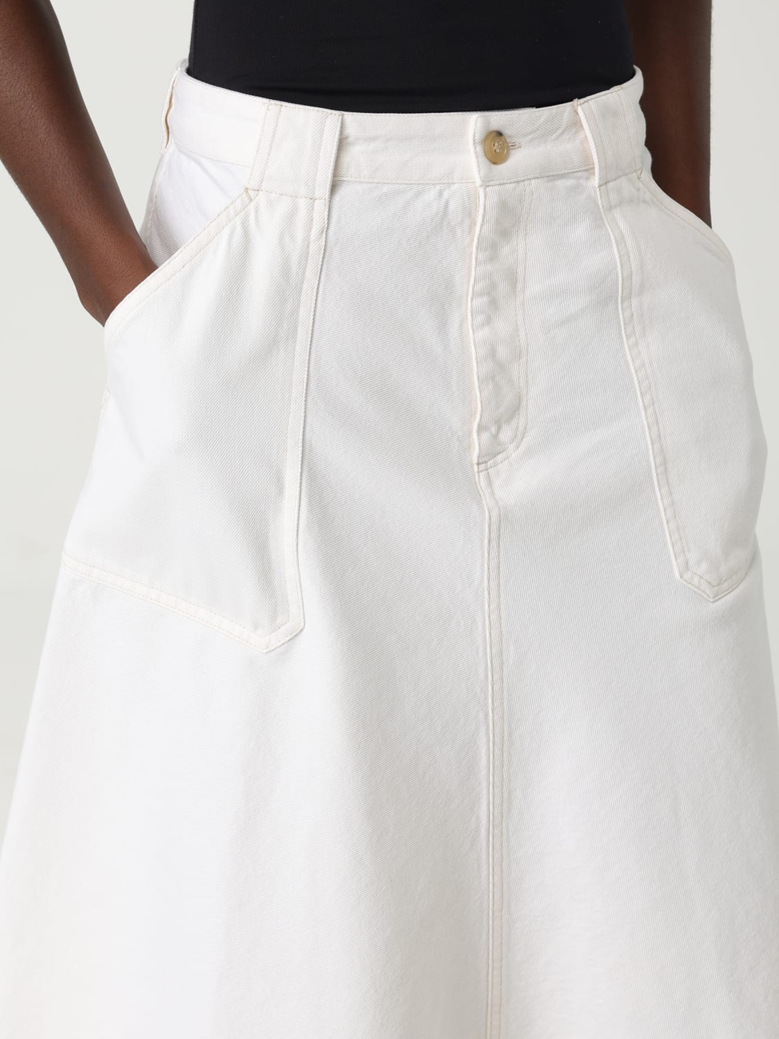 A.P.C. SKIRT: Skirt woman A.P.C., White - Img 3