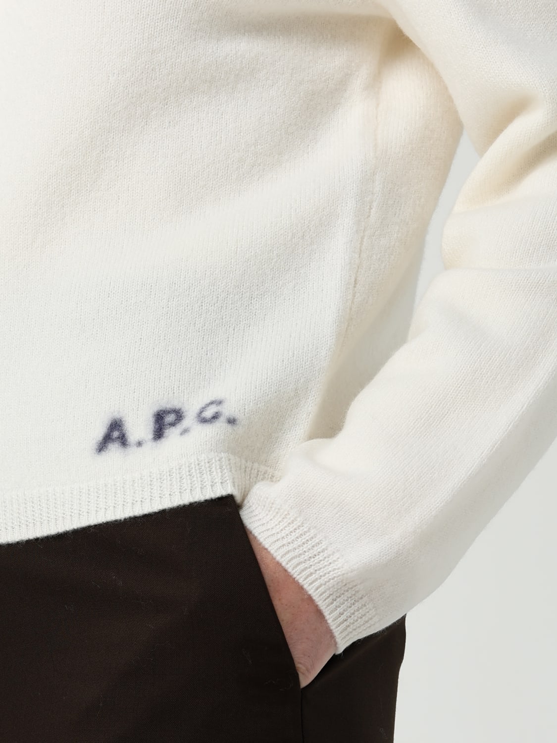 A.P.C. SWEATER: Cardigan woman A.P.C., White - Img 4