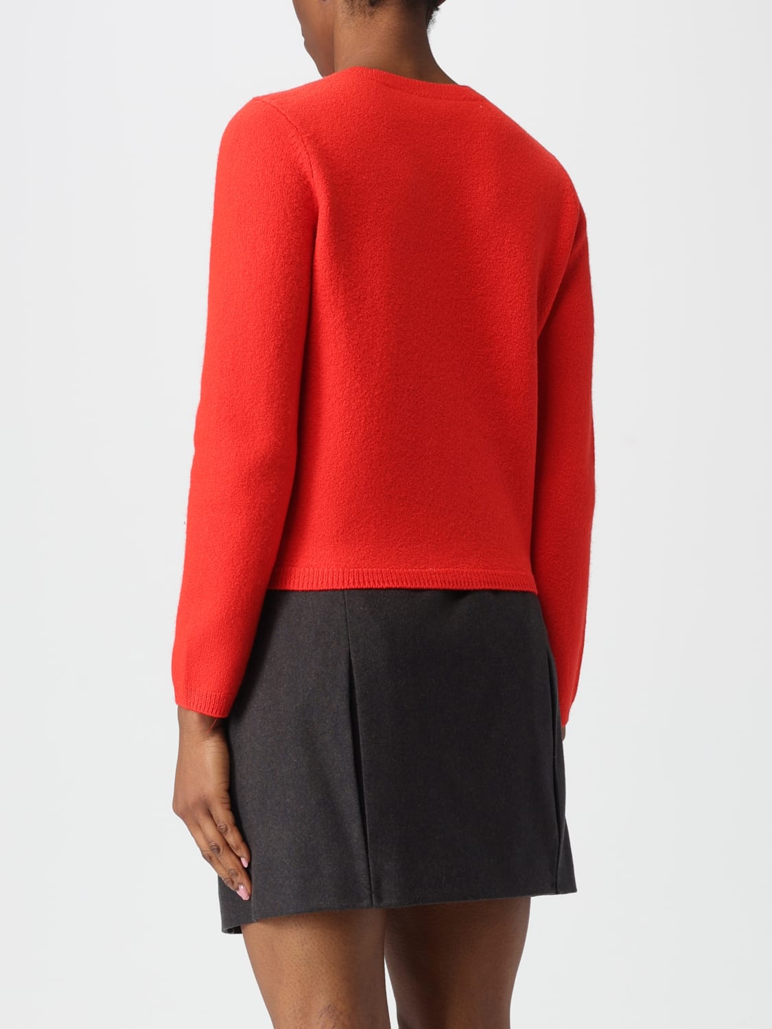 A.P.C. SWEATER: Cardigan woman A.P.C., Red - Img 3