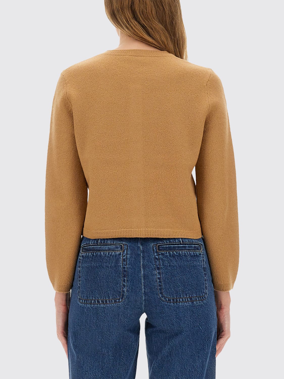A.P.C. JERSEY: Cárdigan mujer A.P.C., Beige - Img 3