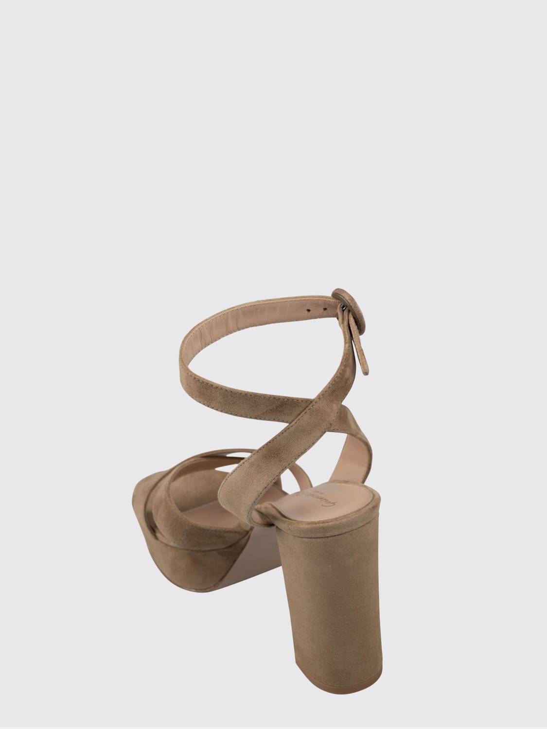 GIANVITO ROSSI HEELED SANDAL: Flat sandals woman Gianvito Rossi, Camel - Img 3