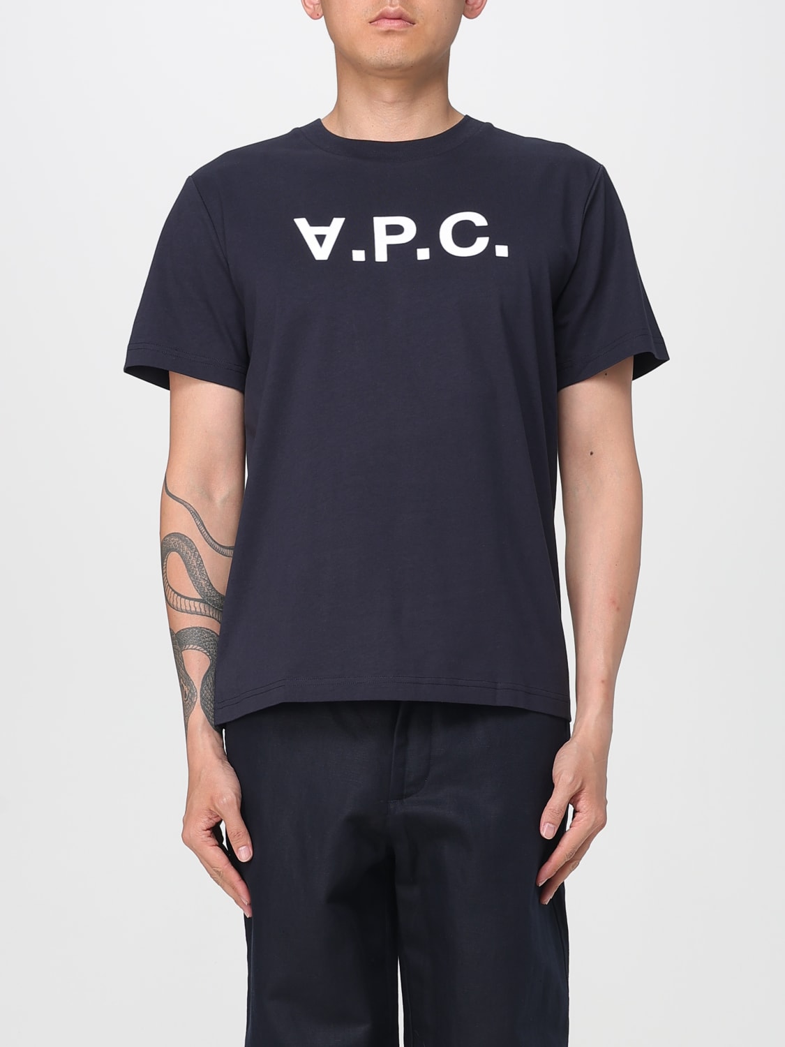 A.P.C. T-SHIRT: T-shirt men A.P.C., Ecru - Img 1