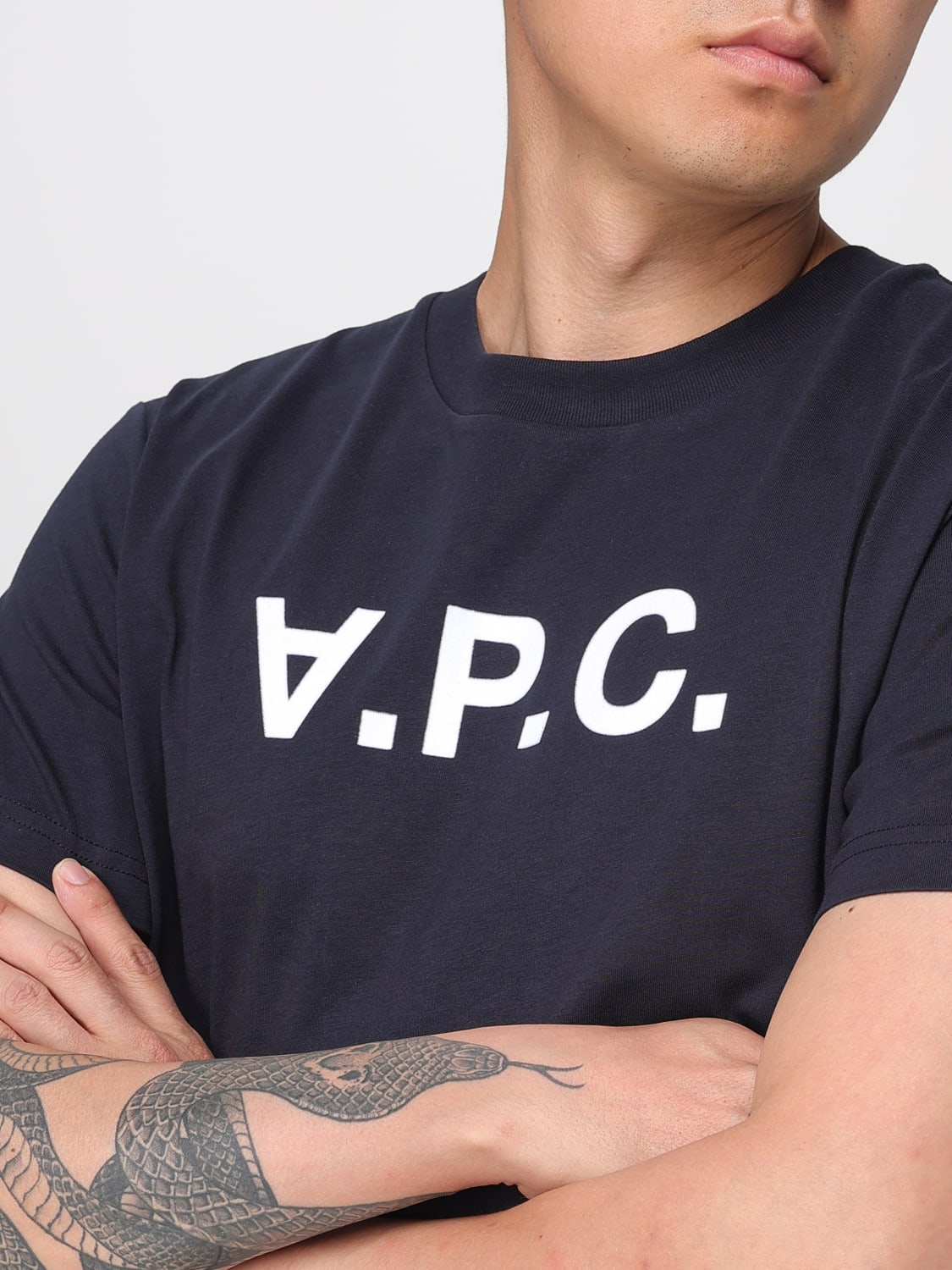 A.P.C. T-SHIRT: T-shirt men A.P.C., Ecru - Img 3